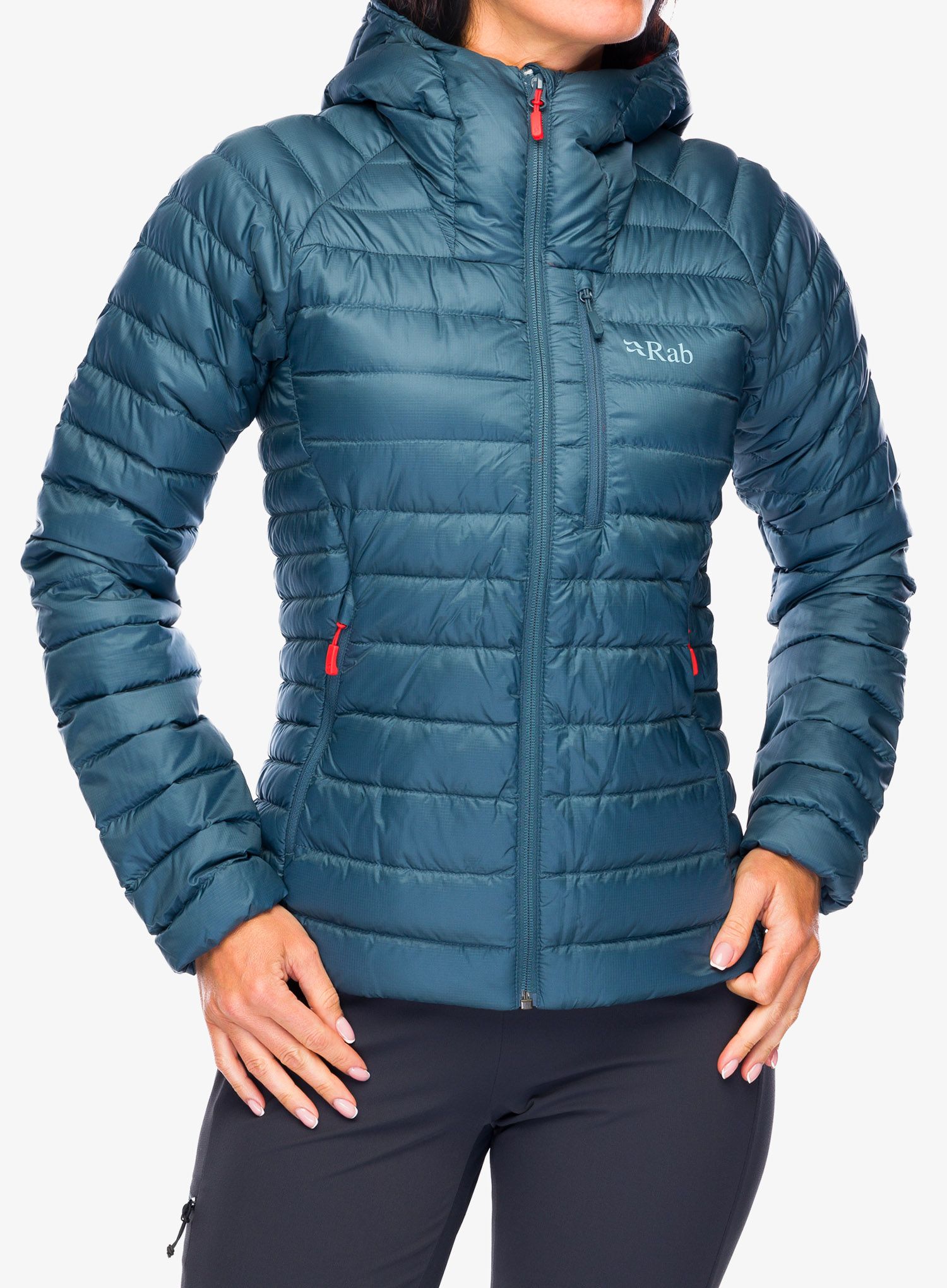 Dámská péřová bunda Rab Microlight Alpine Jacket - orion blue