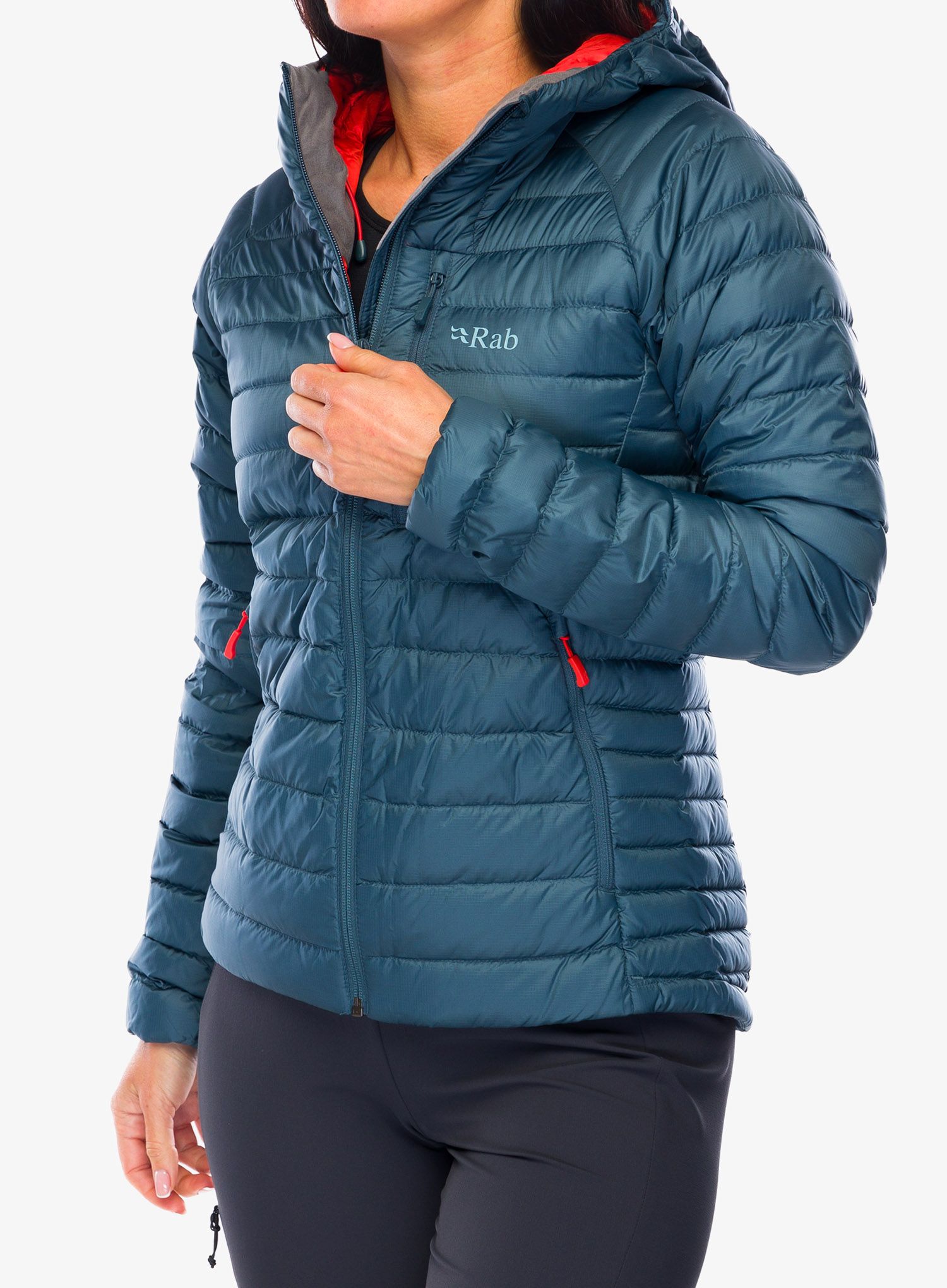 Dámská péřová bunda Rab Microlight Alpine Jacket - orion blue
