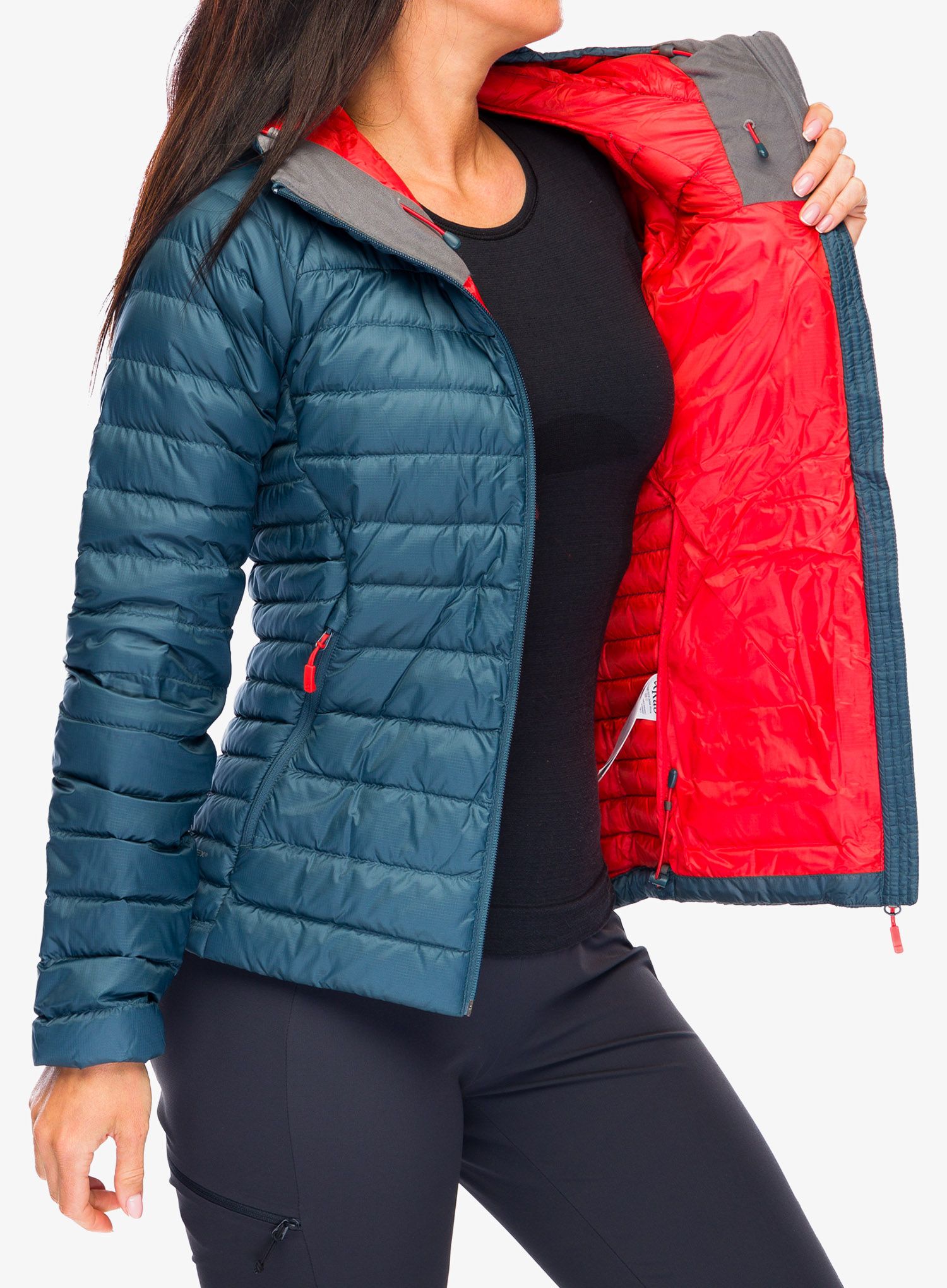 Dámská péřová bunda Rab Microlight Alpine Jacket - orion blue