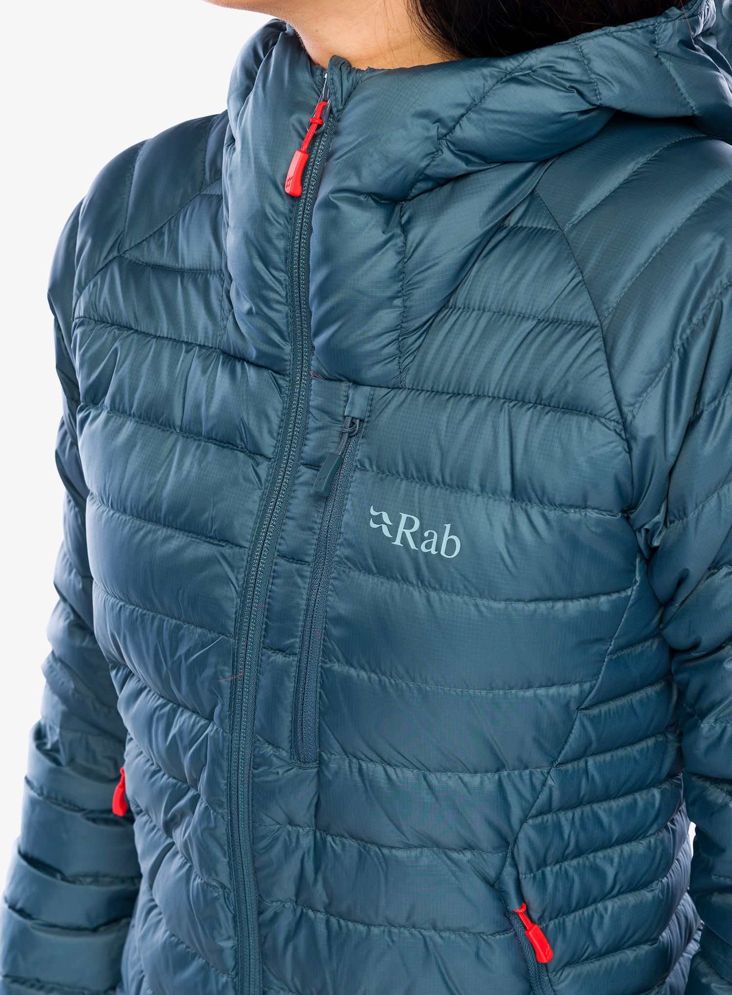Dámská péřová bunda Rab Microlight Alpine Jacket - orion blue