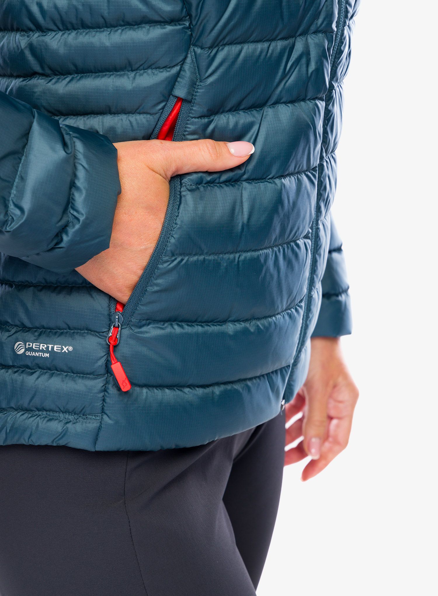 Dámská péřová bunda Rab Microlight Alpine Jacket - orion blue
