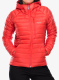 Dámská péřová bunda Rab Microlight Alpine Jacket - red grapefruit