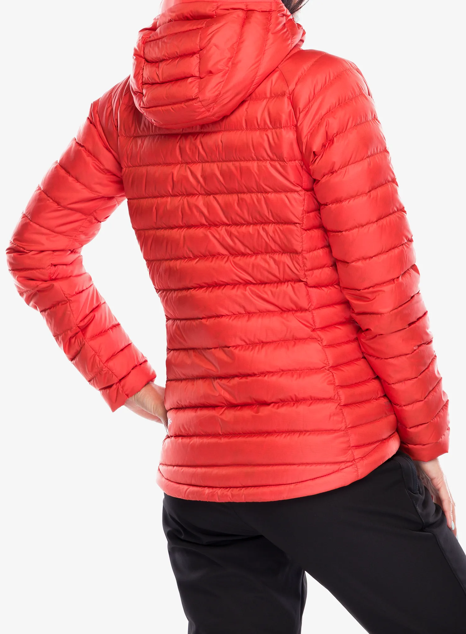Dámská péřová bunda Rab Microlight Alpine Jacket - red grapefruit
