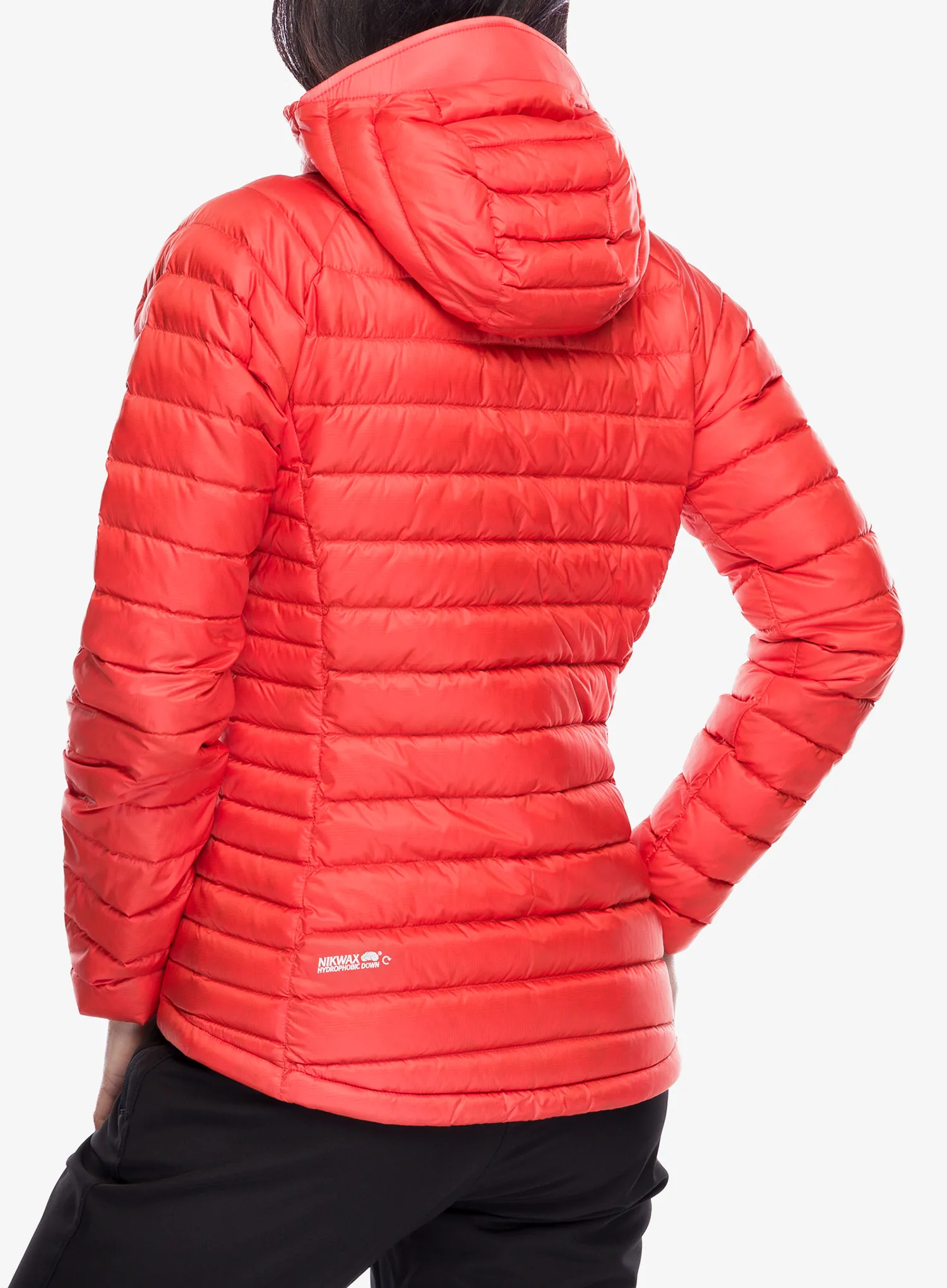 Dámská péřová bunda Rab Microlight Alpine Jacket - red grapefruit