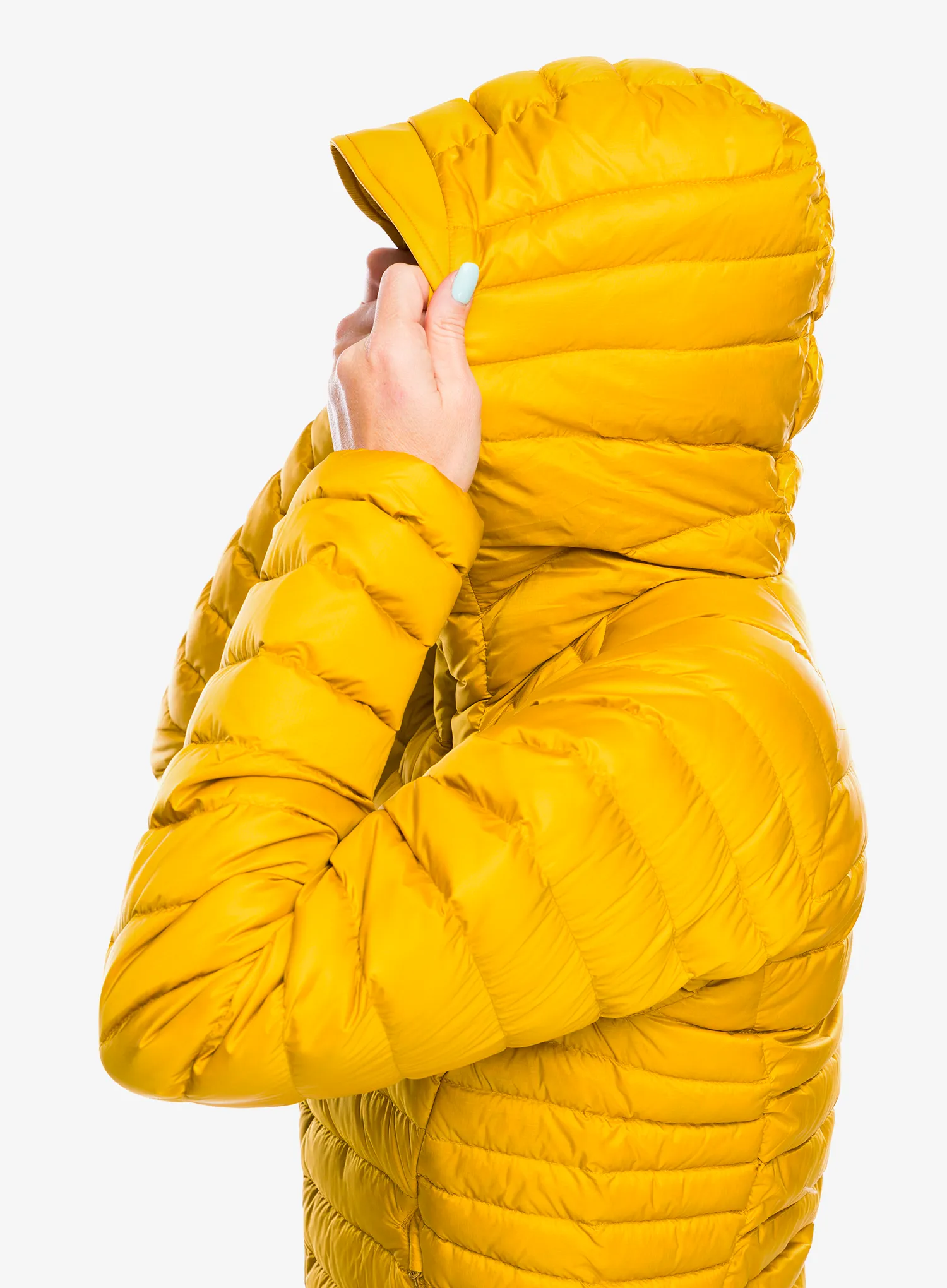 Dámská péřová bunda Rab Microlight Alpine Jacket - sahara