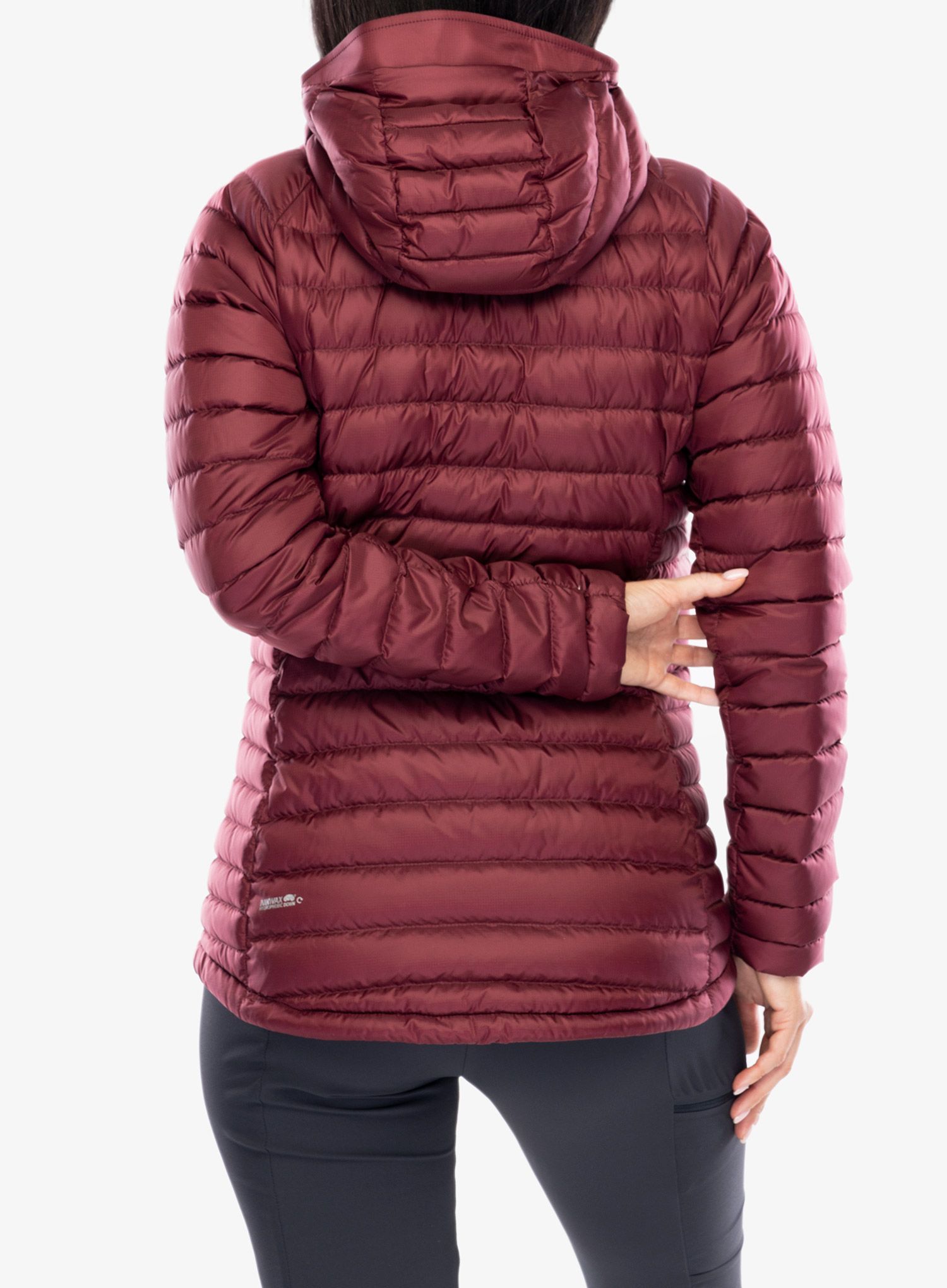 Dámská bunda Rab Microlight Alpine Long Jacket - deep heather
