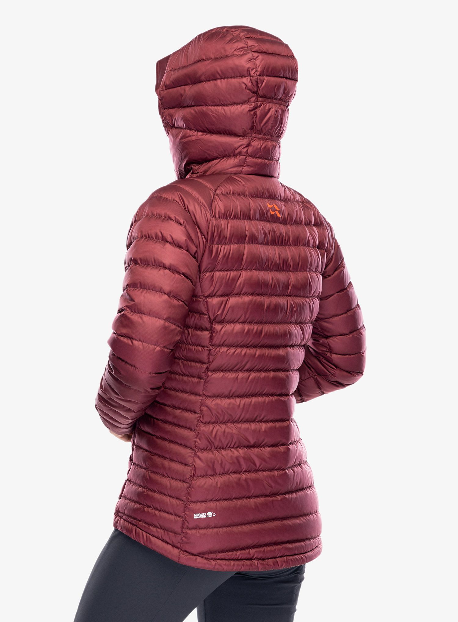 Dámská bunda Rab Microlight Alpine Long Jacket - deep heather