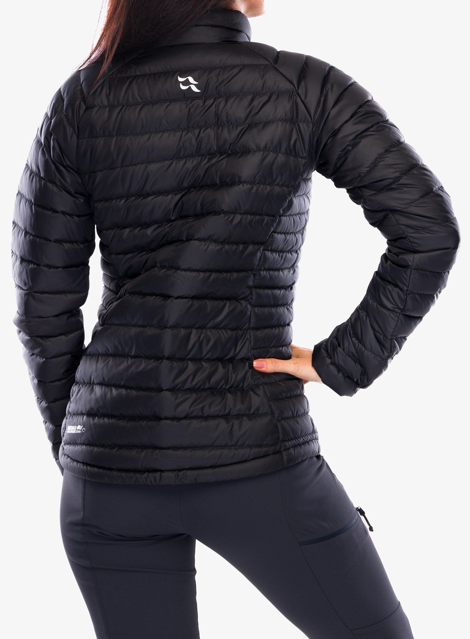 Dámská péřová bunda Rab Microlight Jacket - black