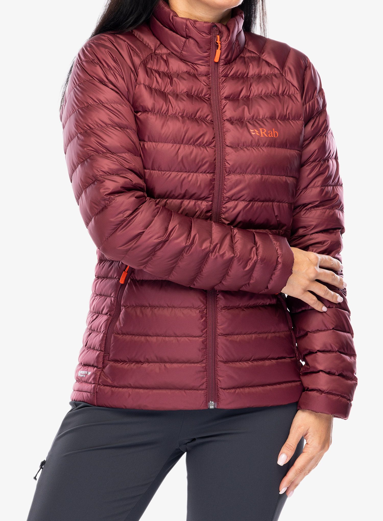 Dámská bunda Rab Microlight Jacket - deep heather