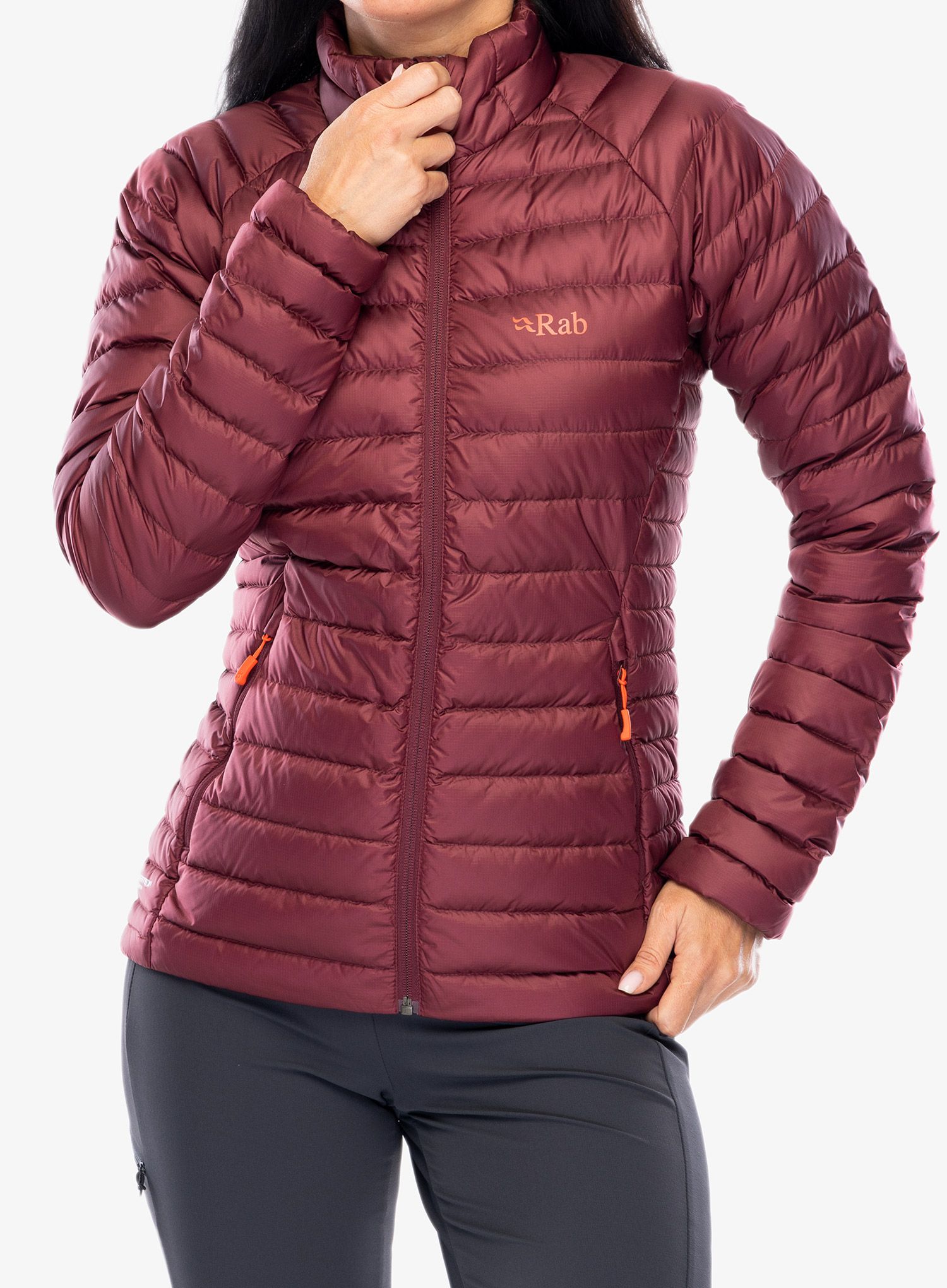 Dámská bunda Rab Microlight Jacket - deep heather