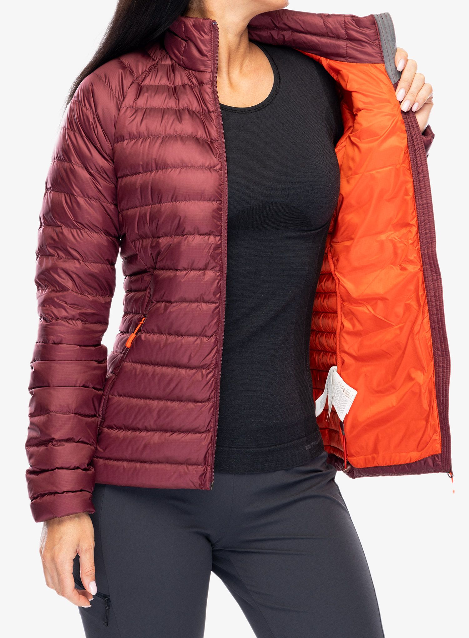 Dámská bunda Rab Microlight Jacket - deep heather