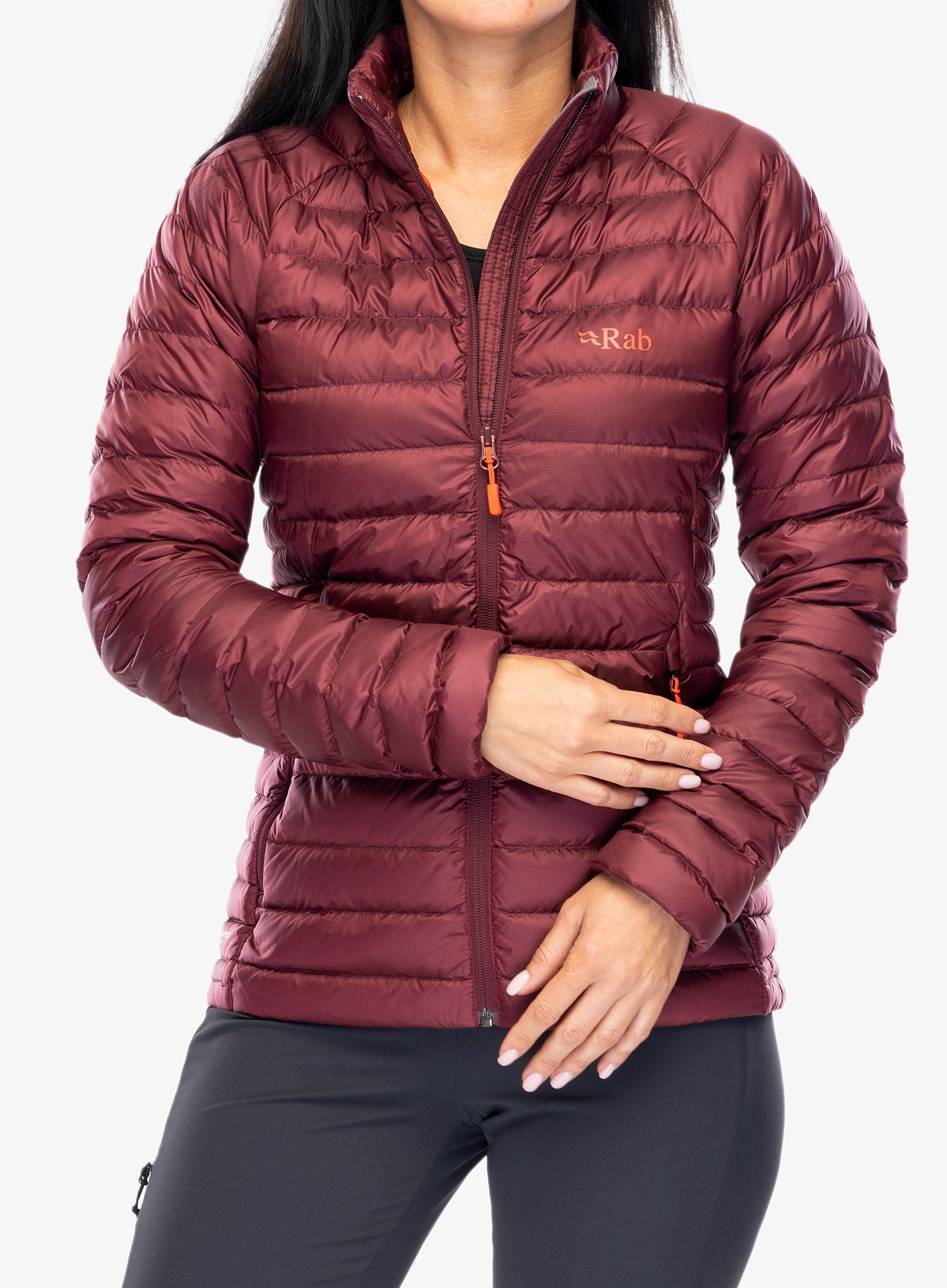 Dámská bunda Rab Microlight Jacket - deep heather