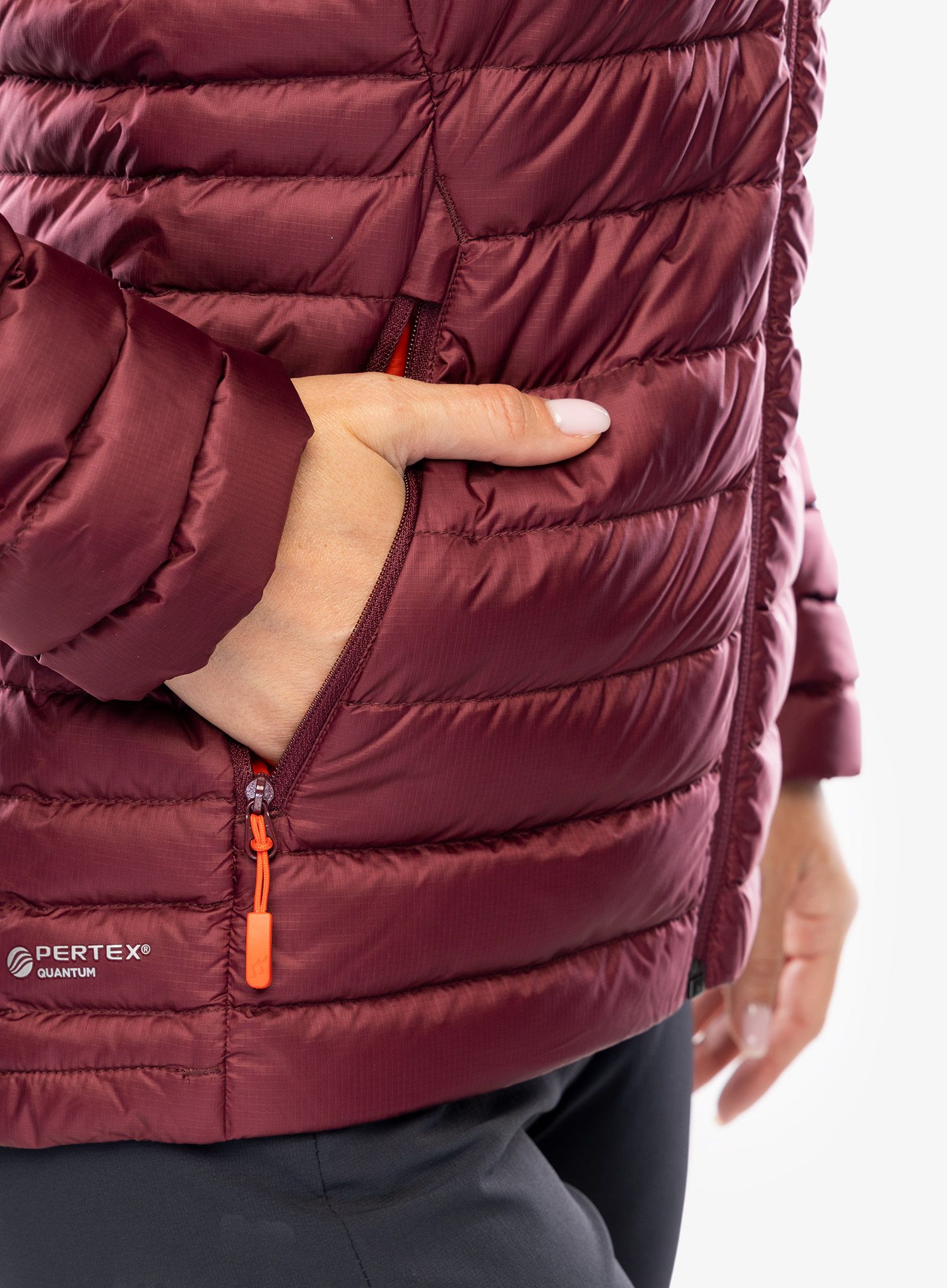 Dámská bunda Rab Microlight Jacket - deep heather
