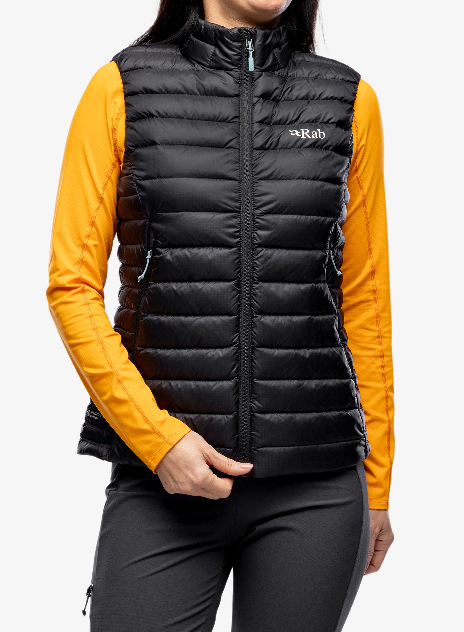 Dámská péřová vesta Rab Microlight Vest - black