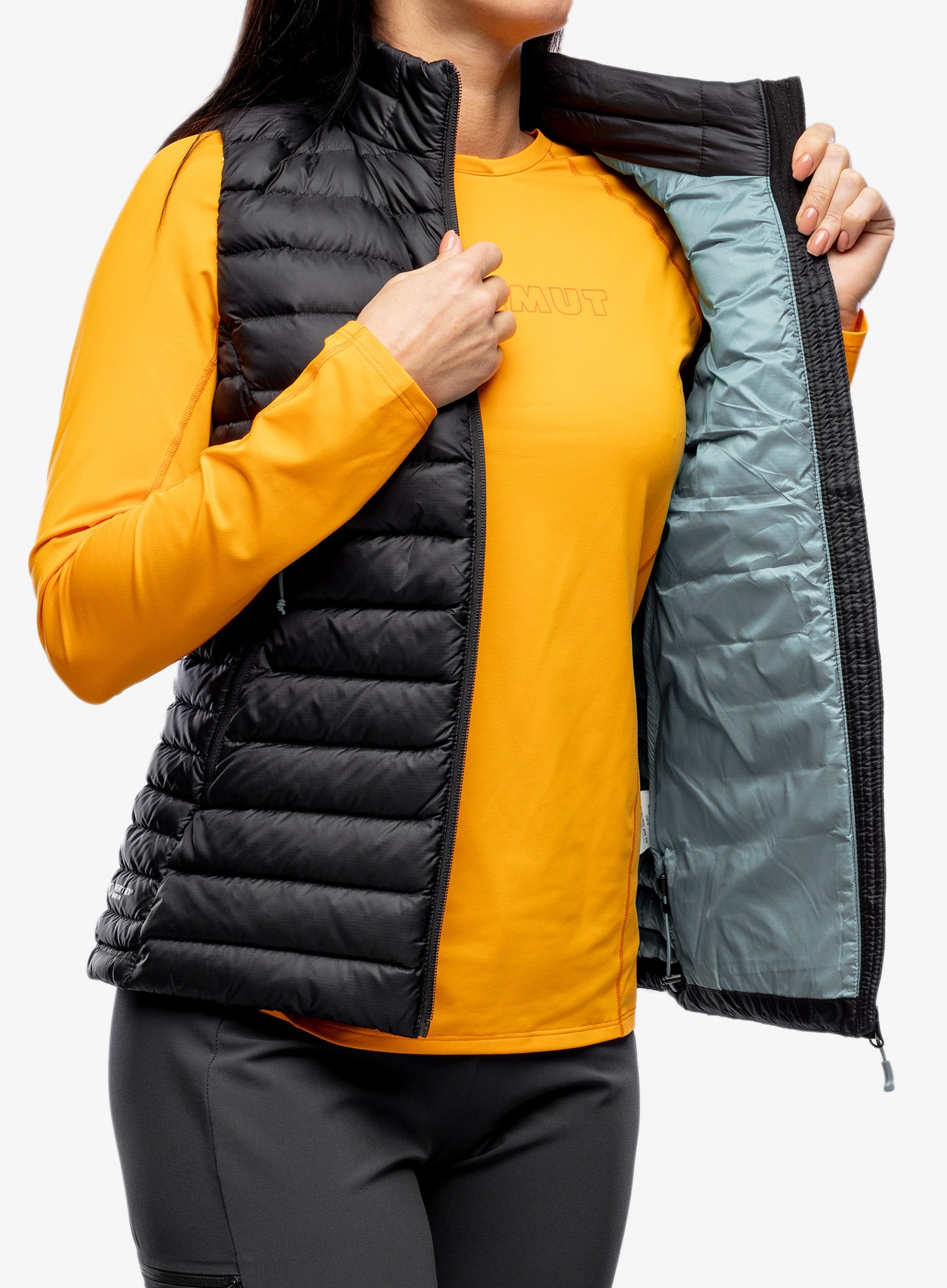Dámská péřová vesta Rab Microlight Vest - black