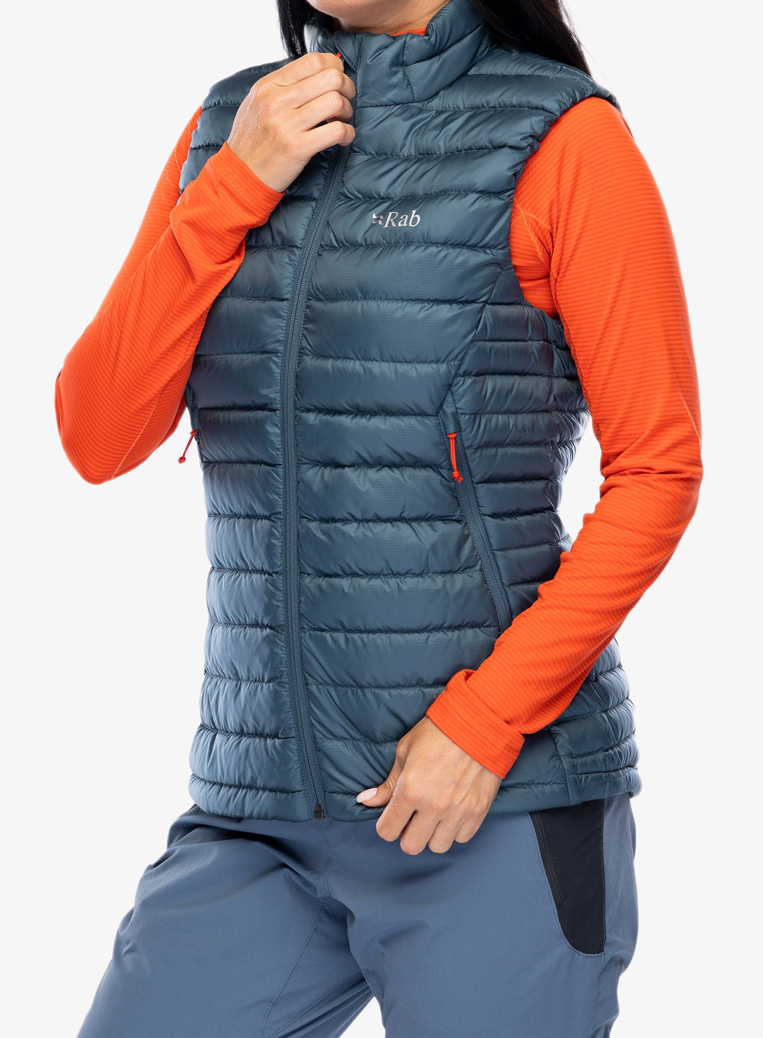 Kamizelka puchowa damska Rab Microlight Vest - orion blue