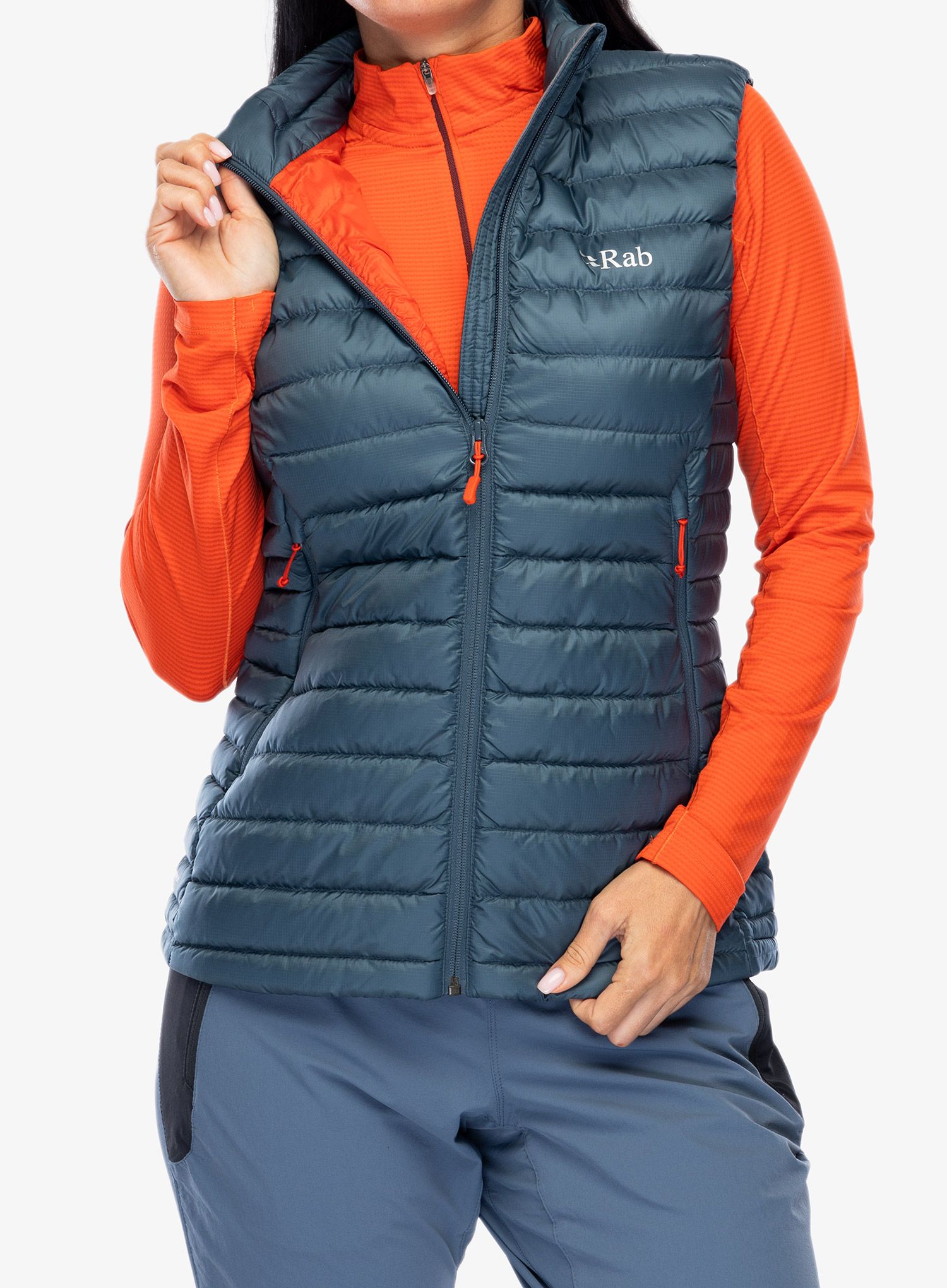Kamizelka puchowa damska Rab Microlight Vest - orion blue