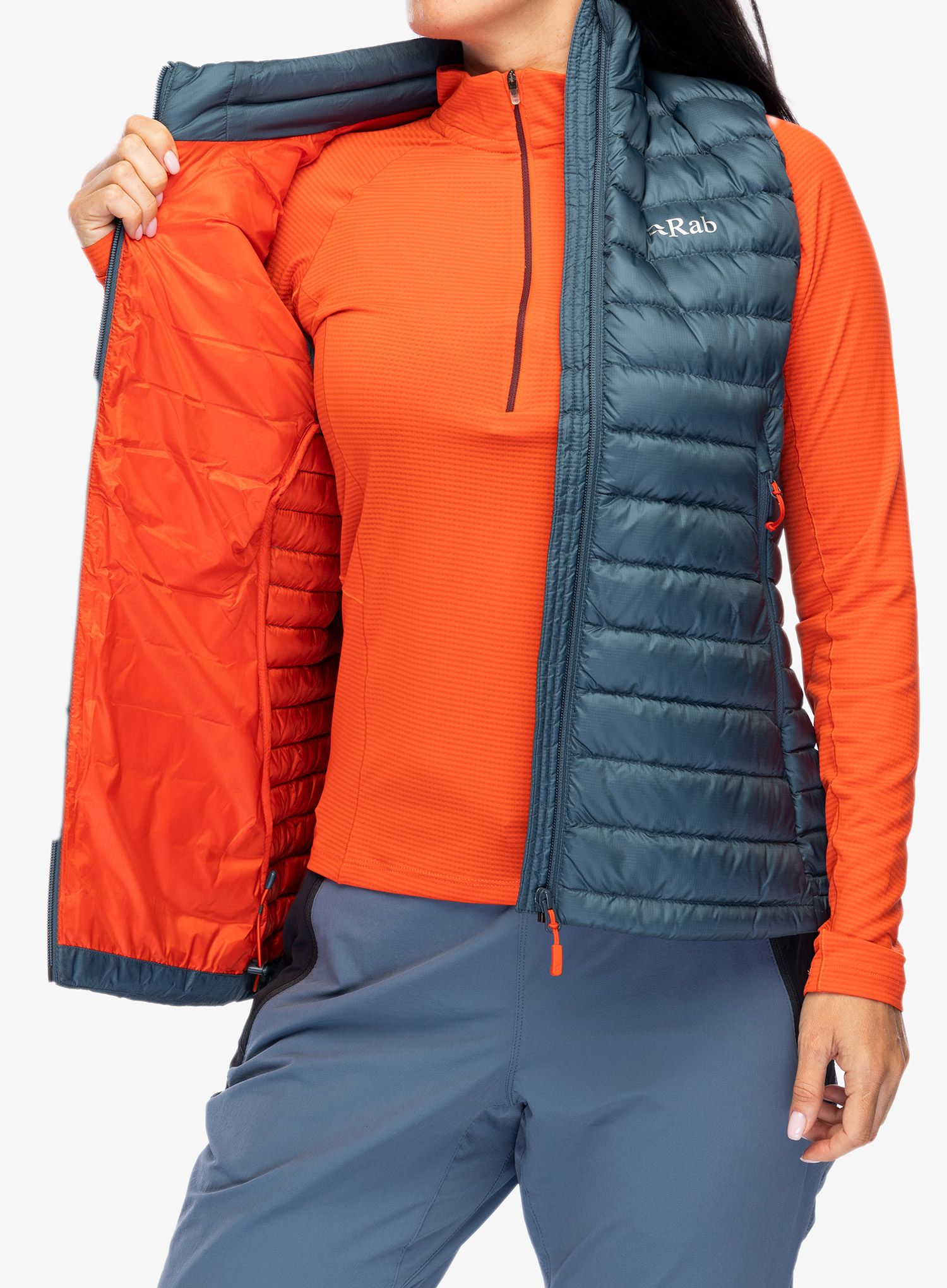 Kamizelka puchowa damska Rab Microlight Vest - orion blue