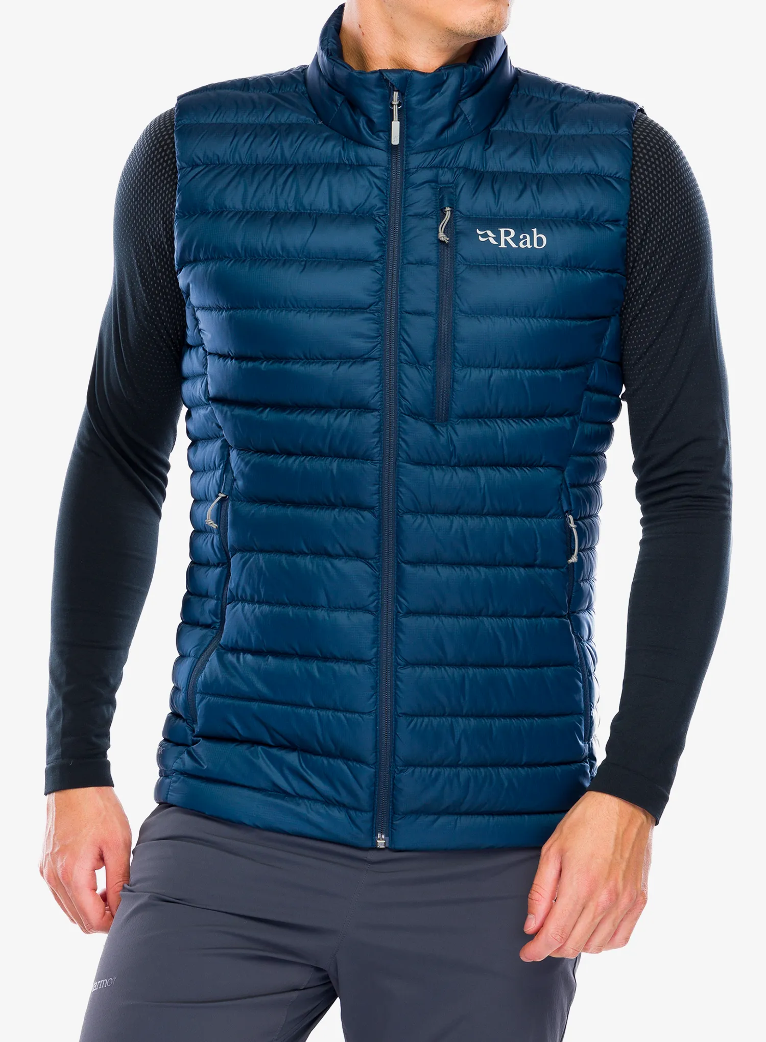 Péřová vesta Rab Microlight Vest - tempest blue