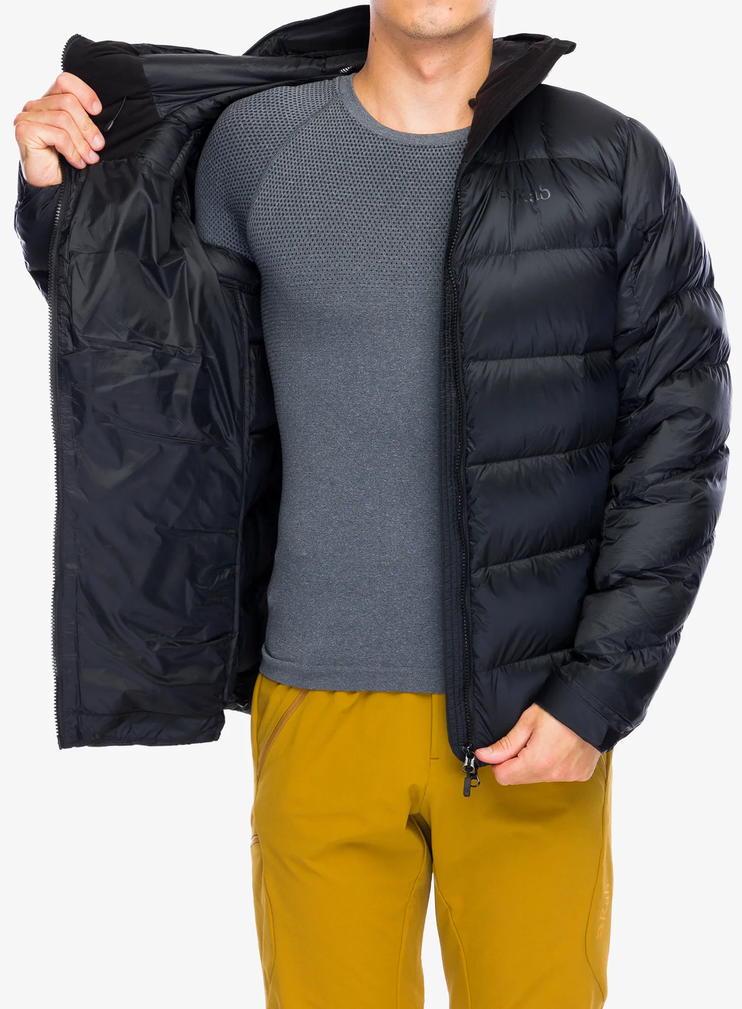 Péřová bunda Rab Neutrino Pro Jacket - black/black