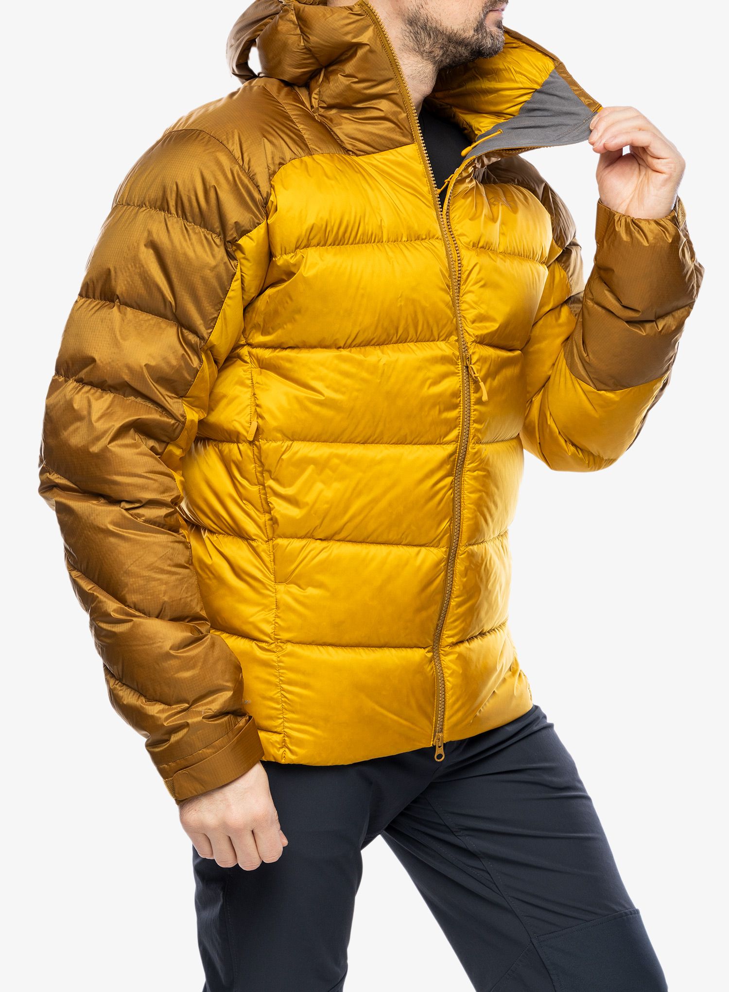 Péřová bunda Rab Neutrino Pro Jacket - footprint/sahara