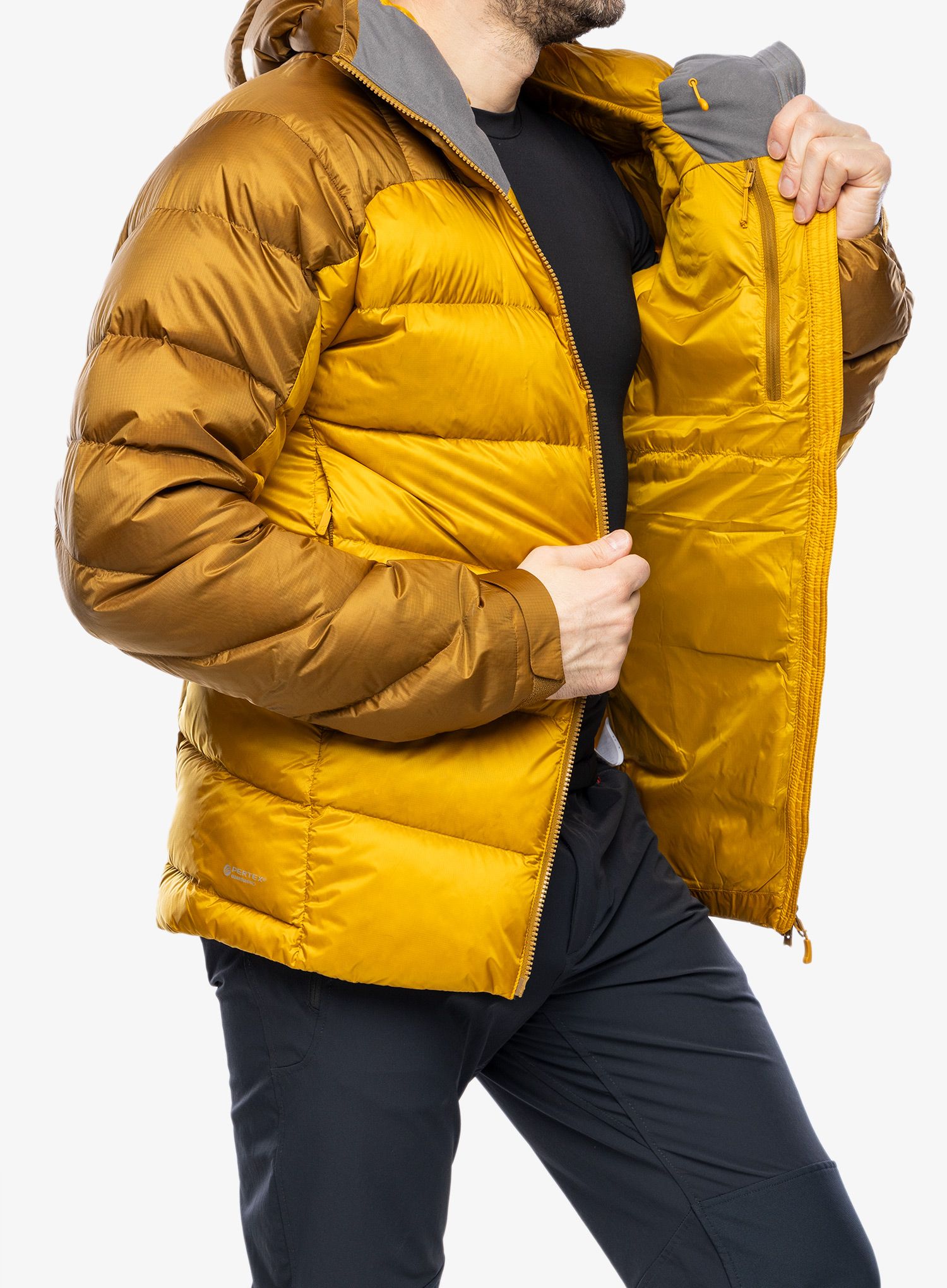 Péřová bunda Rab Neutrino Pro Jacket - footprint/sahara