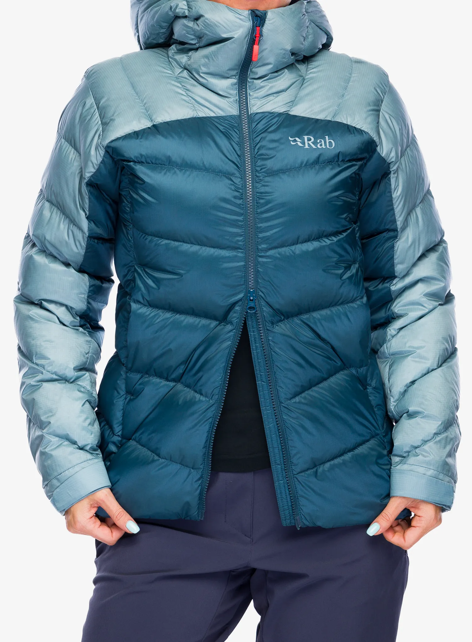 Dámská péřová bunda Rab Neutrino Pro Jacket - orion blue/citadel