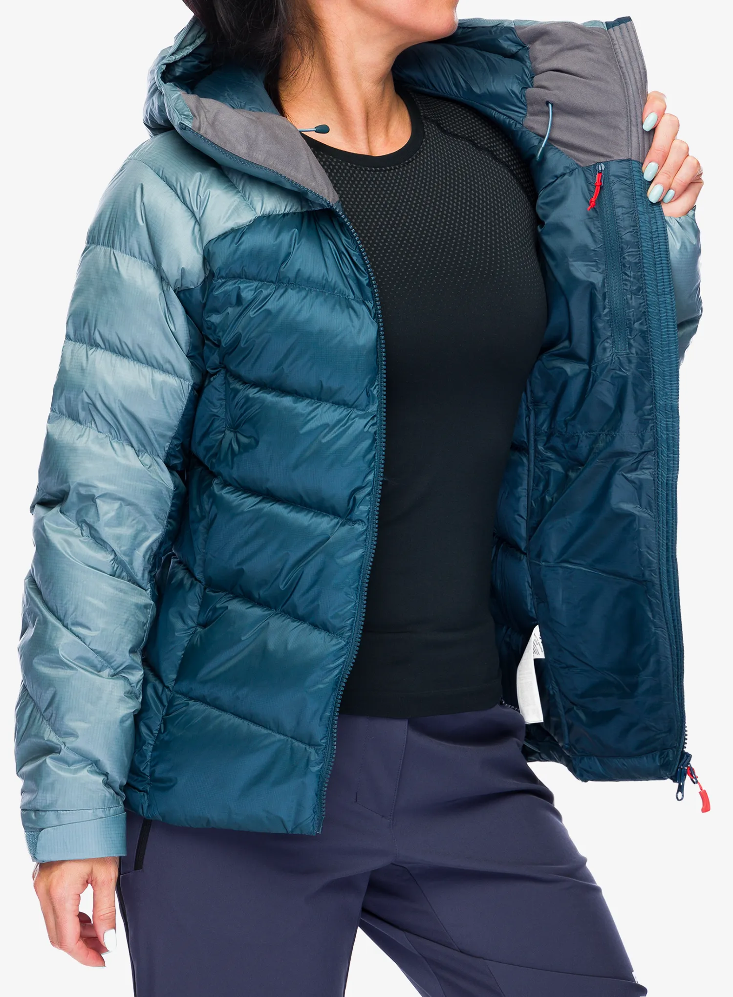 Dámská péřová bunda Rab Neutrino Pro Jacket - orion blue/citadel