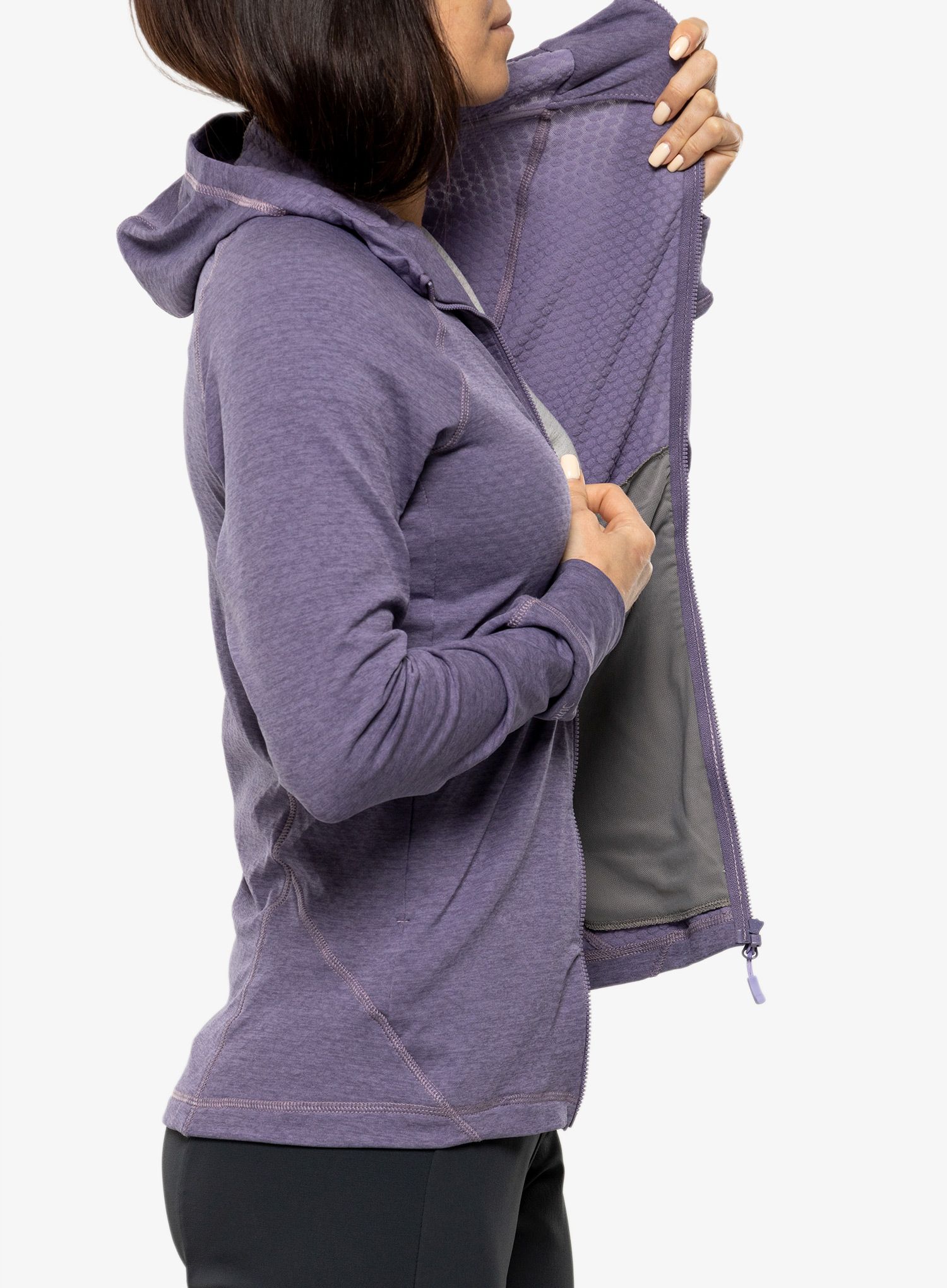Dámská mikina s kapucí Rab Nexus Hoody - purple sage