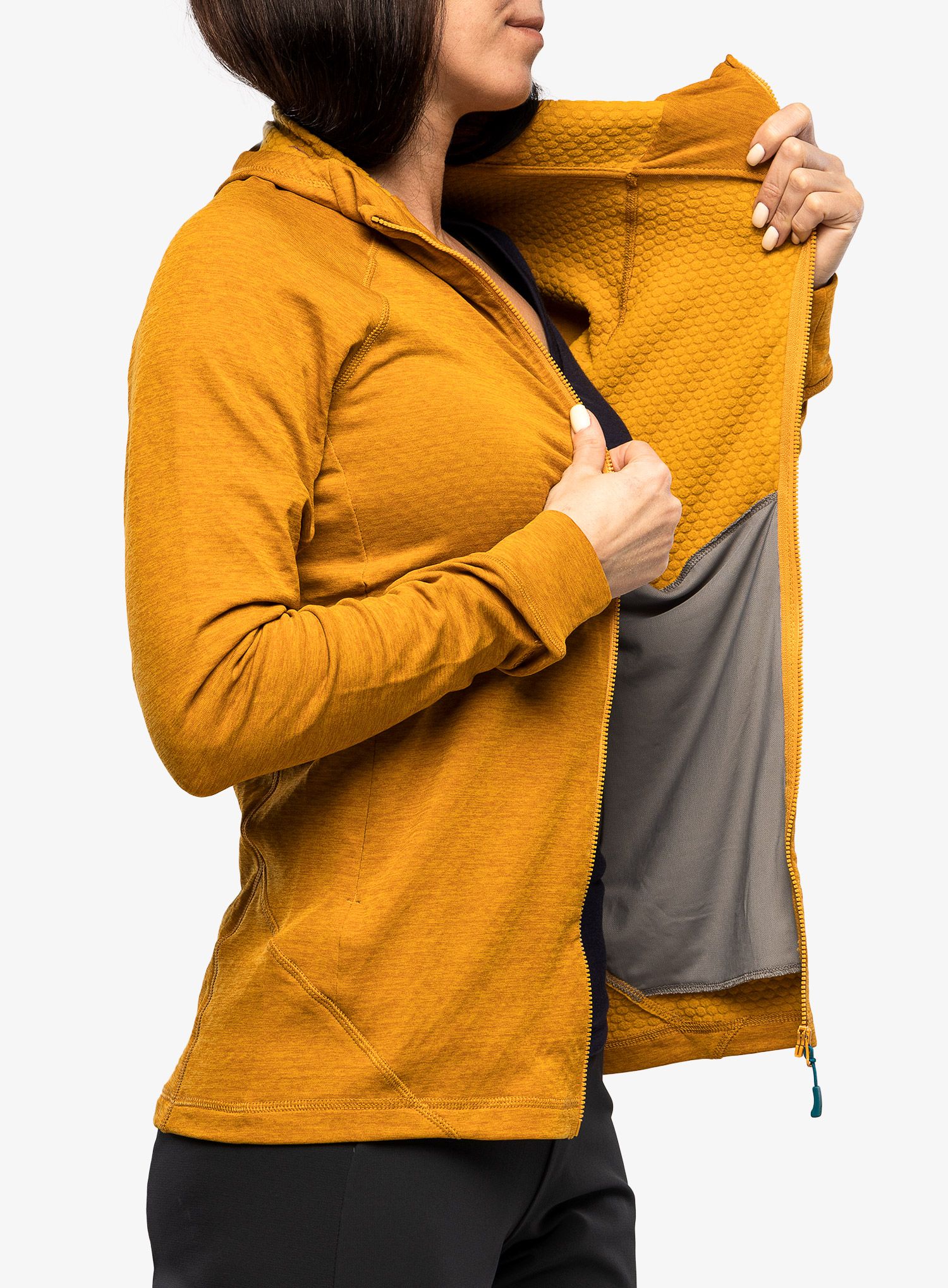 Dámská mikina s kapucí Rab Nexus Hoody - dark butternut