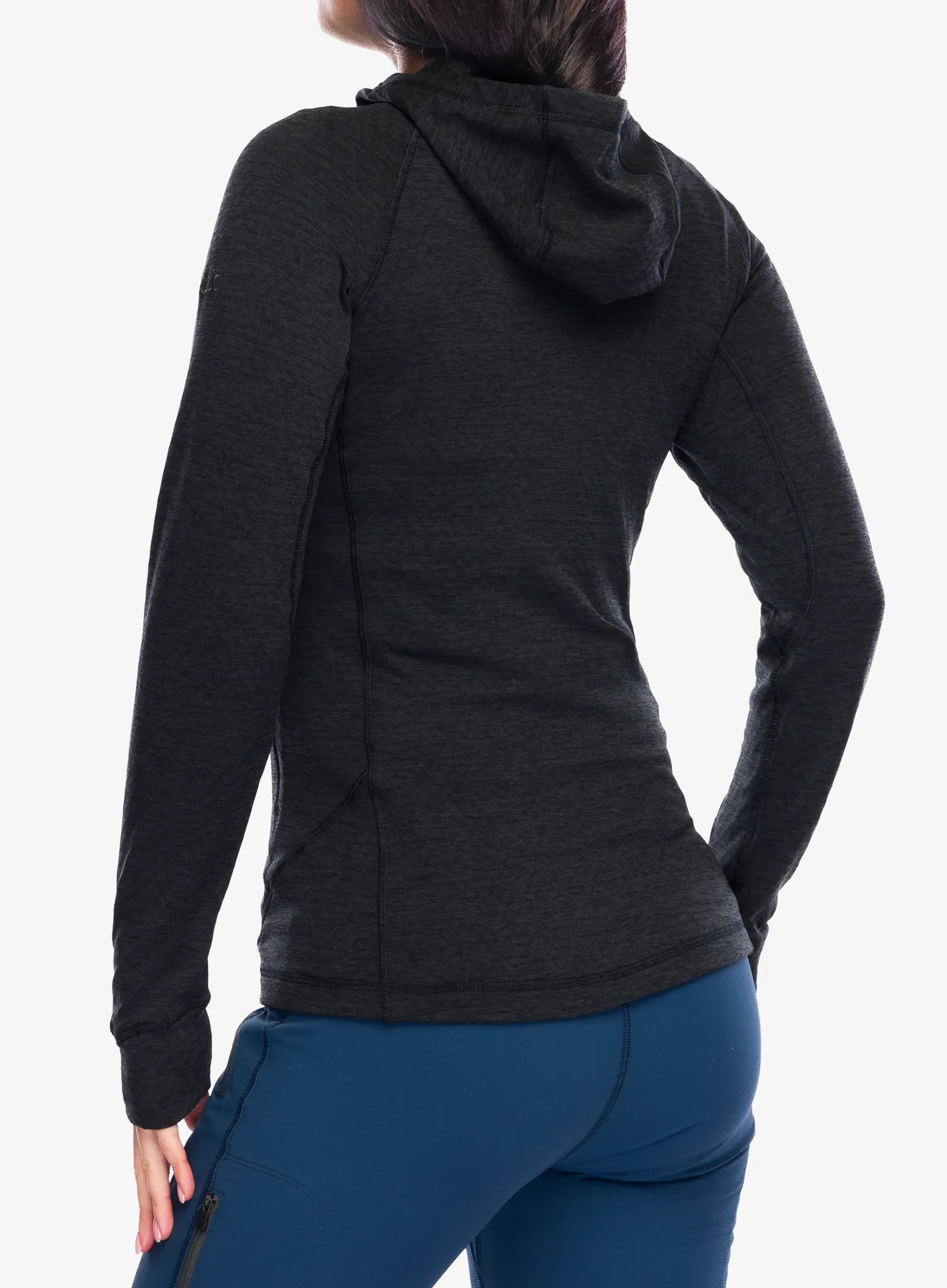 Dámská mikina s kapucí Rab Nexus Hoody - black