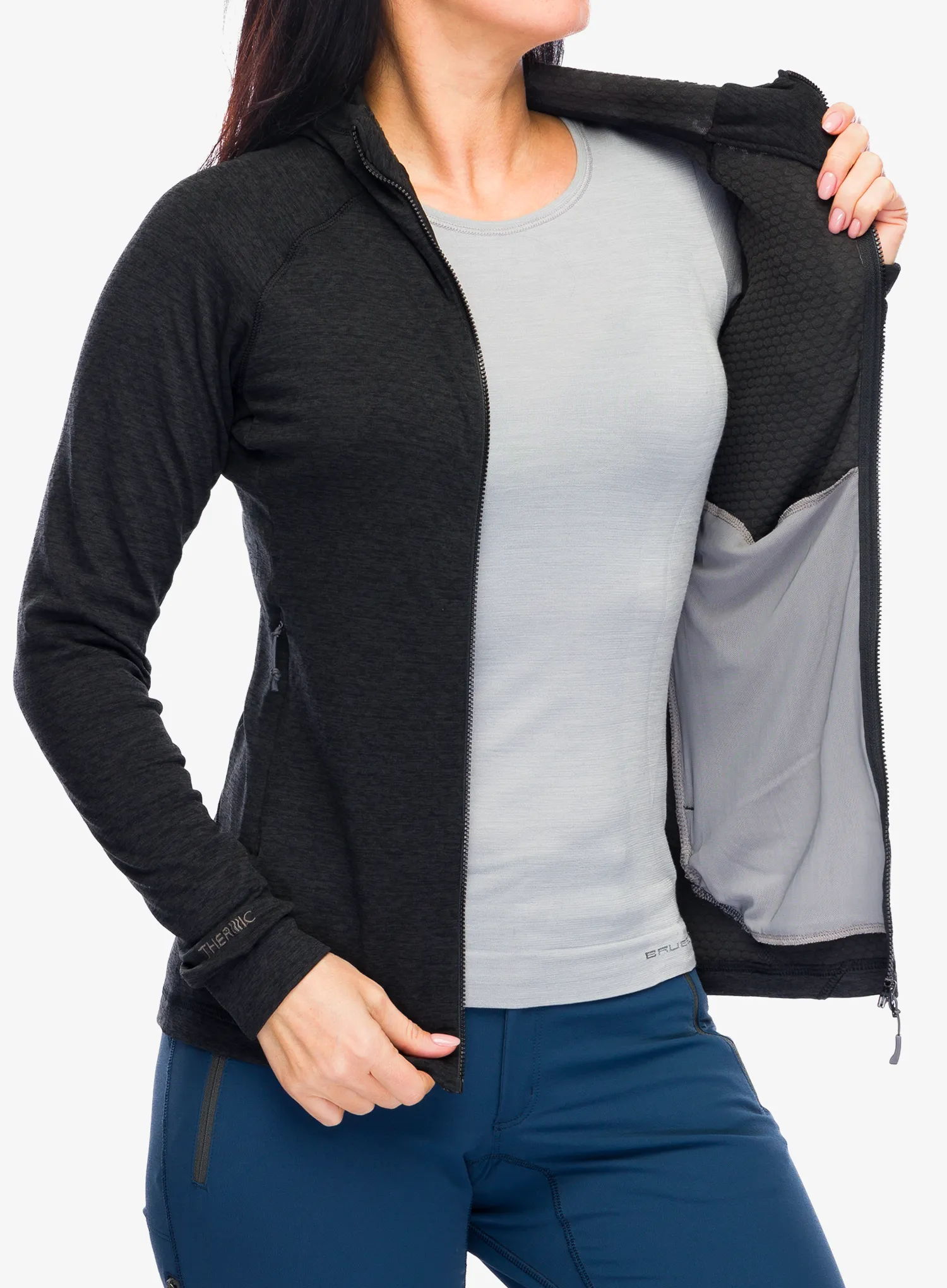 Dámská mikina s kapucí Rab Nexus Hoody - black