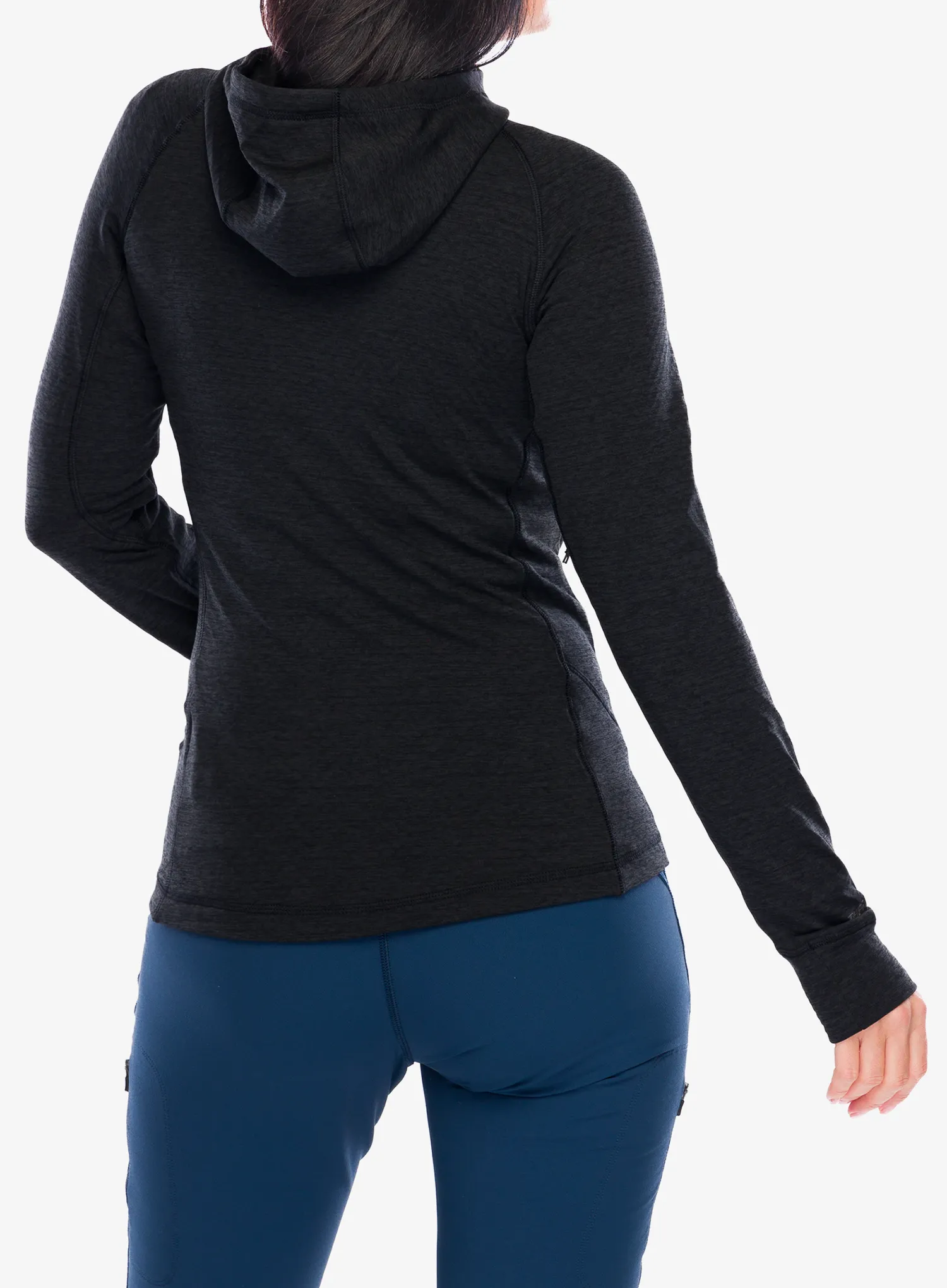 Dámská mikina s kapucí Rab Nexus Hoody - black