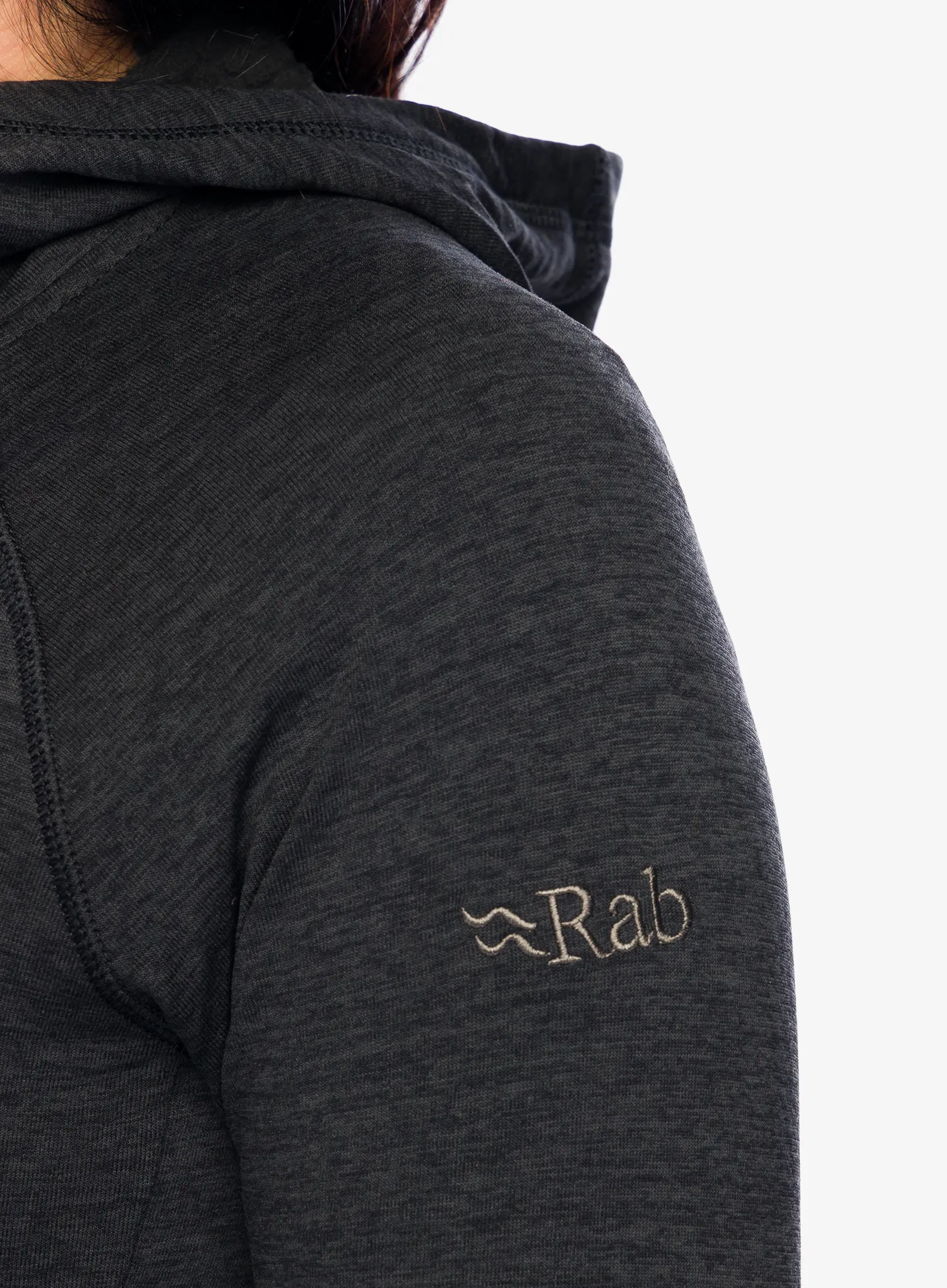 Dámská mikina s kapucí Rab Nexus Hoody - black
