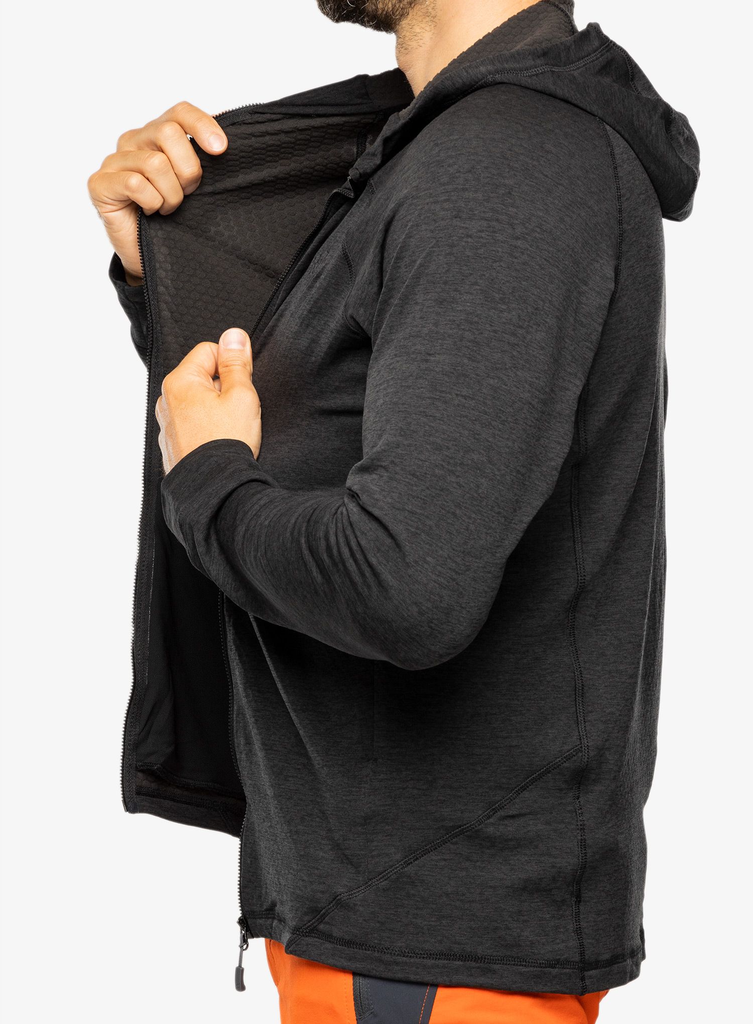 Mikina s kapucí Rab Nexus Hoody - black