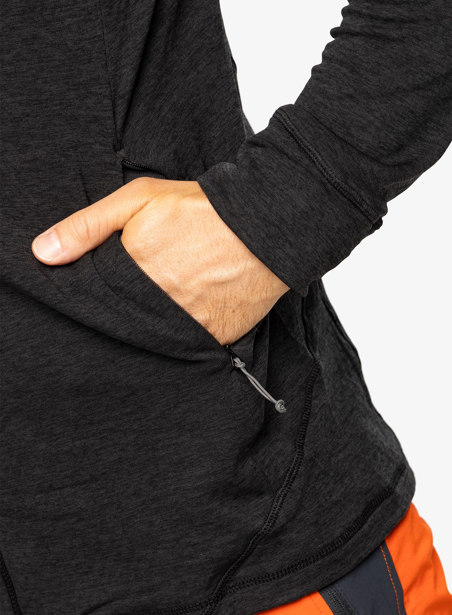 Mikina s kapucí Rab Nexus Hoody - black