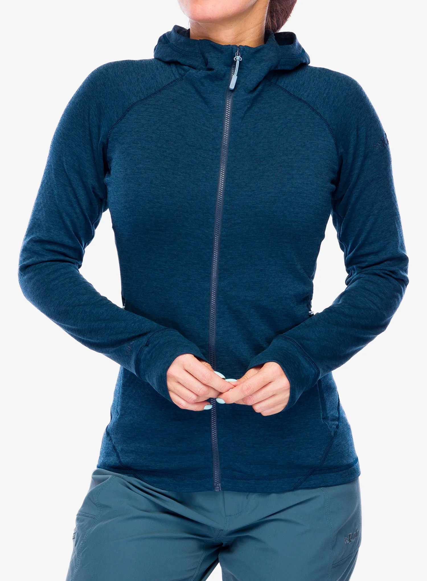 Dámská mikina s kapucí Rab Nexus Hoody - deep ink