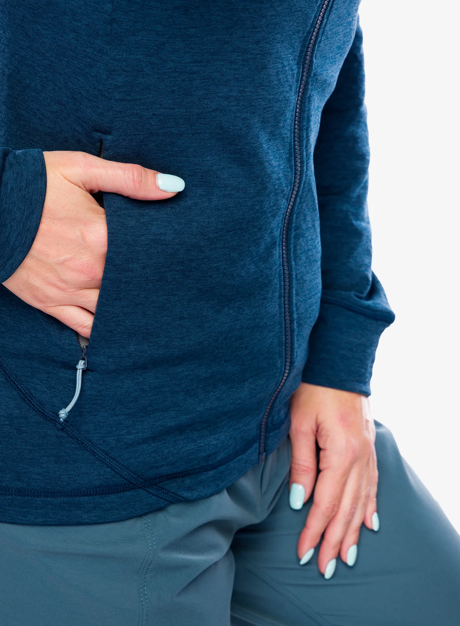 Dámská mikina s kapucí Rab Nexus Hoody - deep ink