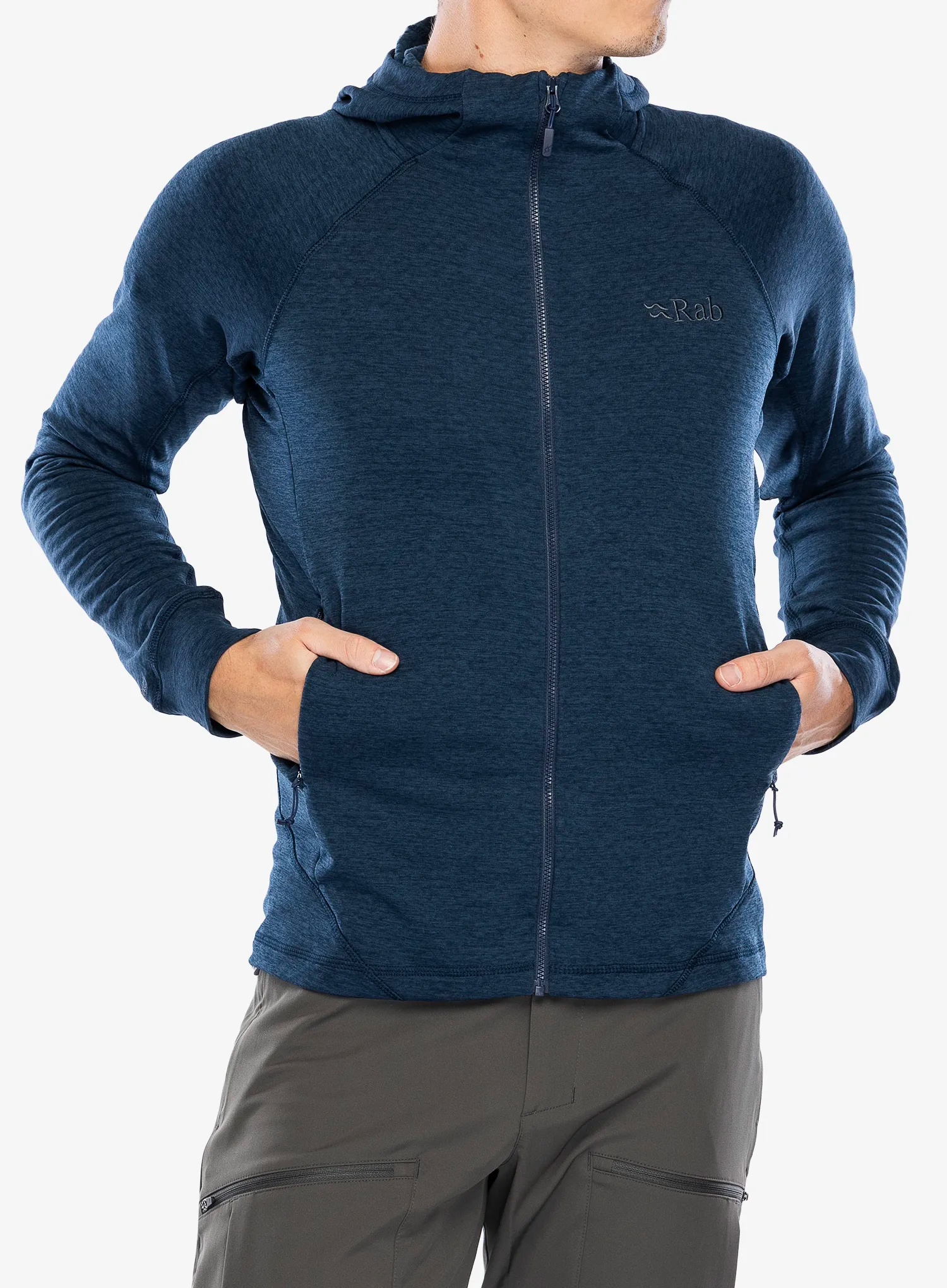 Mikina s kapucí Rab Nexus Hoody - deep ink