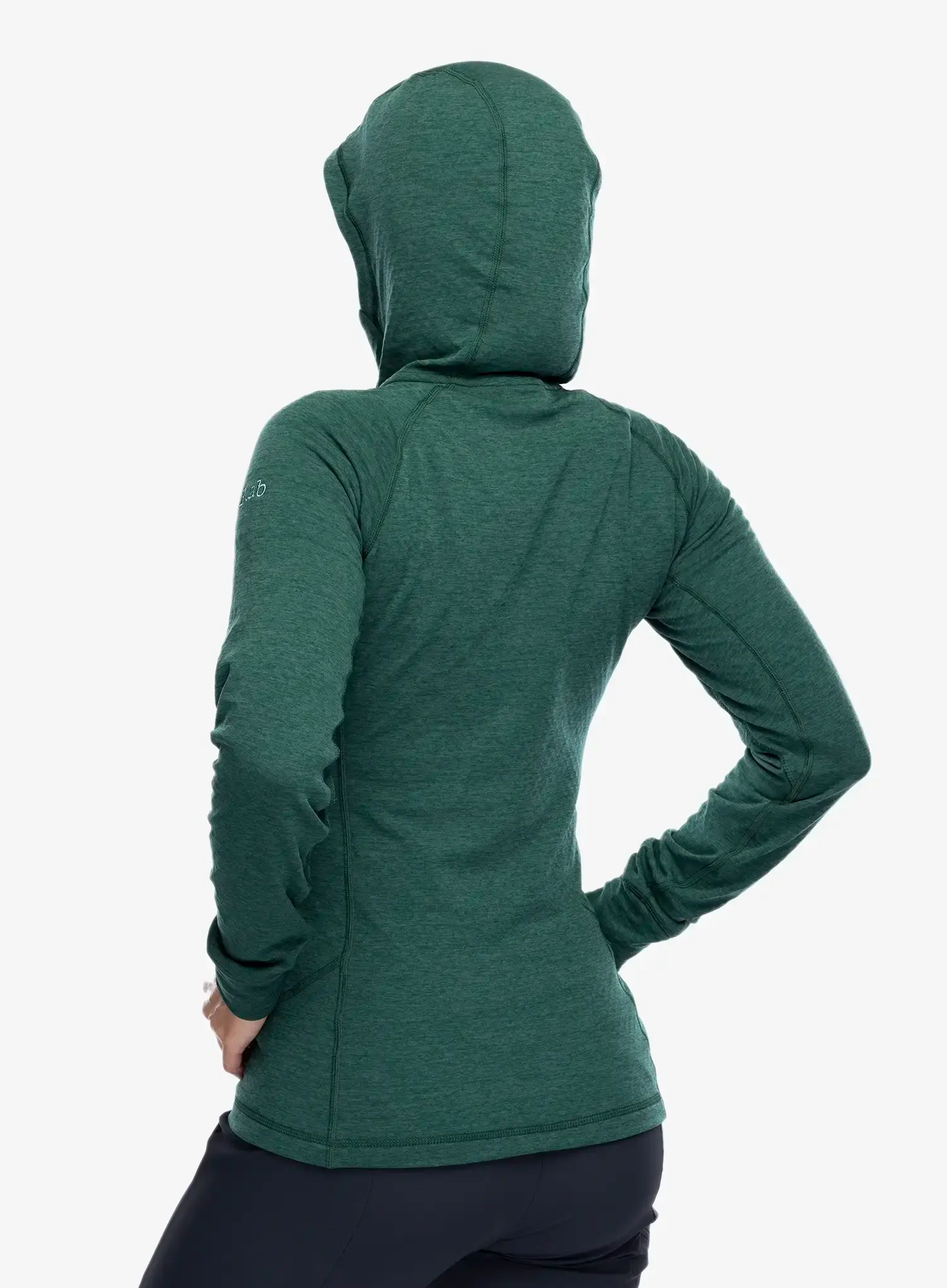 Dámská mikina s kapucí Rab Nexus Hoody - green slate