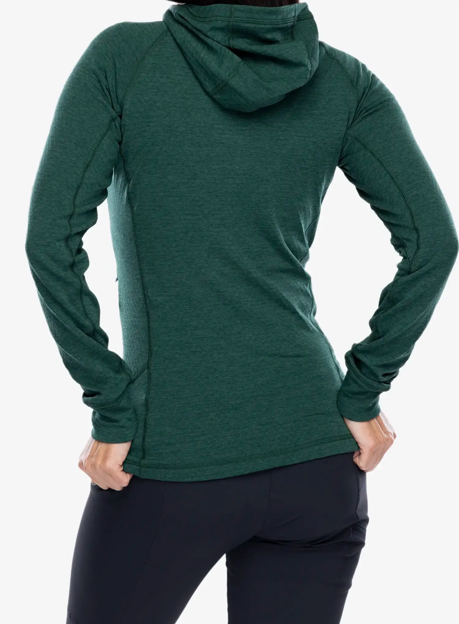 Dámská mikina s kapucí Rab Nexus Hoody - green slate