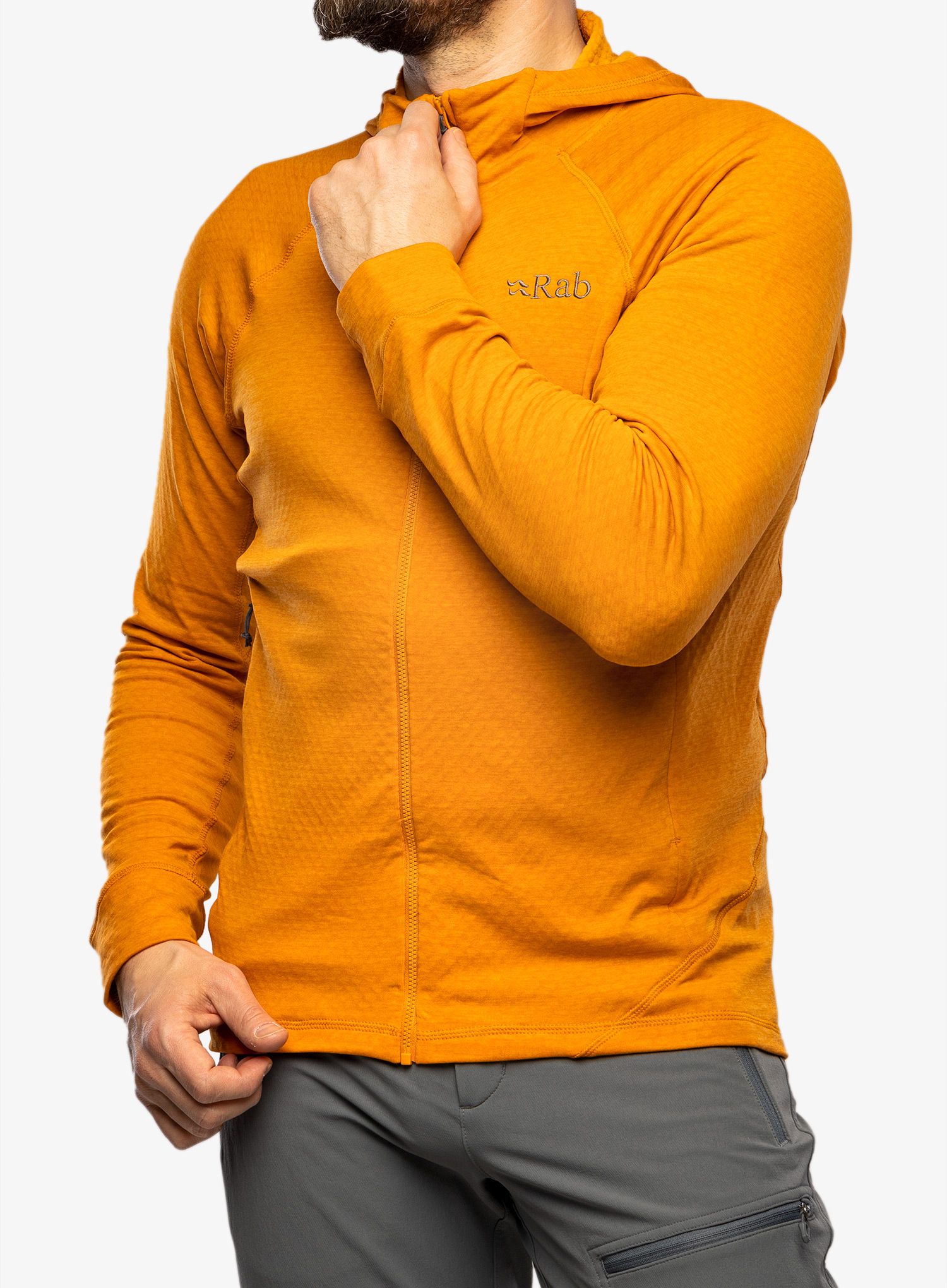 Mikina s kapucí Rab Nexus Hoody - marmalade
