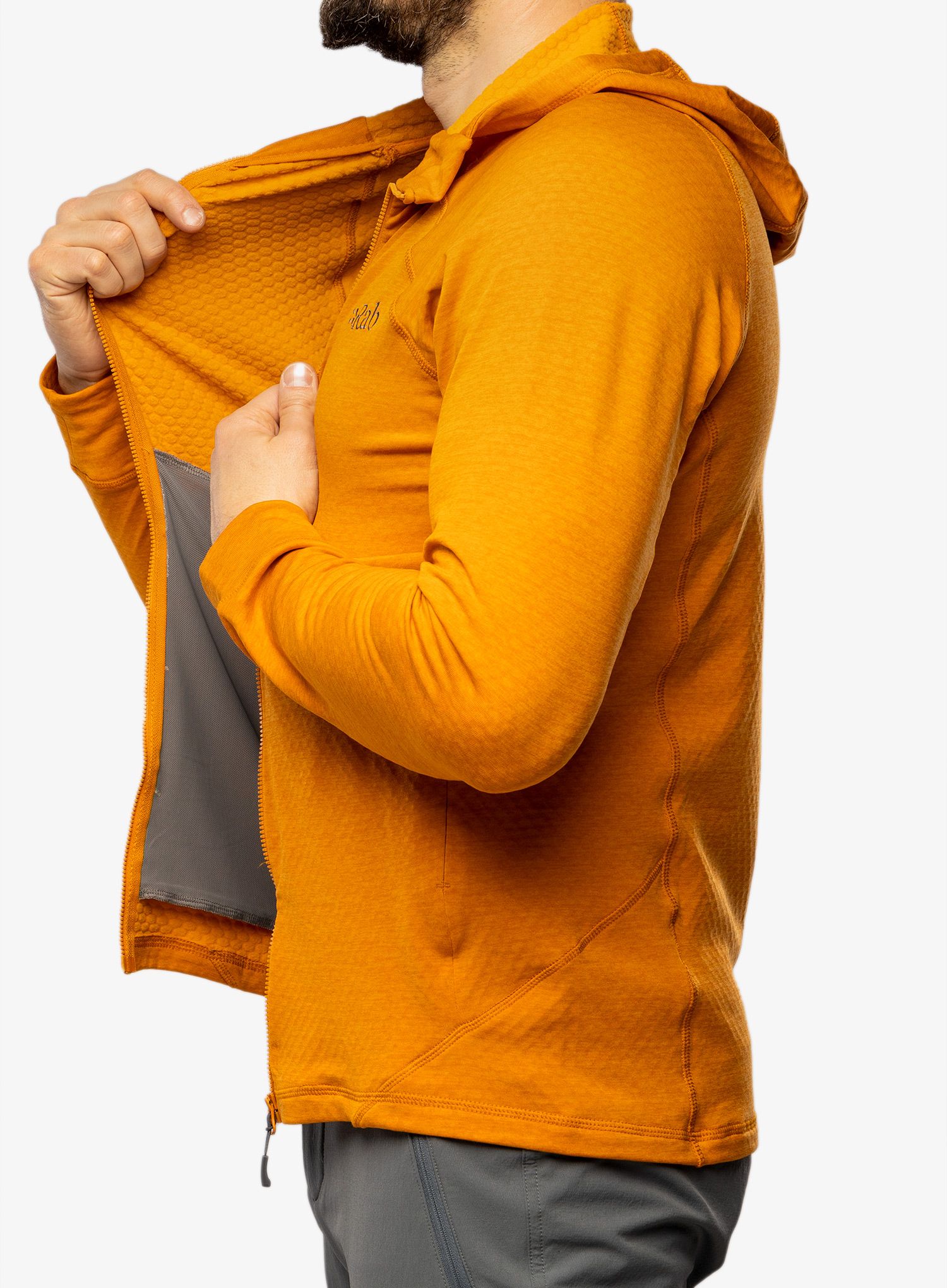 Mikina s kapucí Rab Nexus Hoody - marmalade
