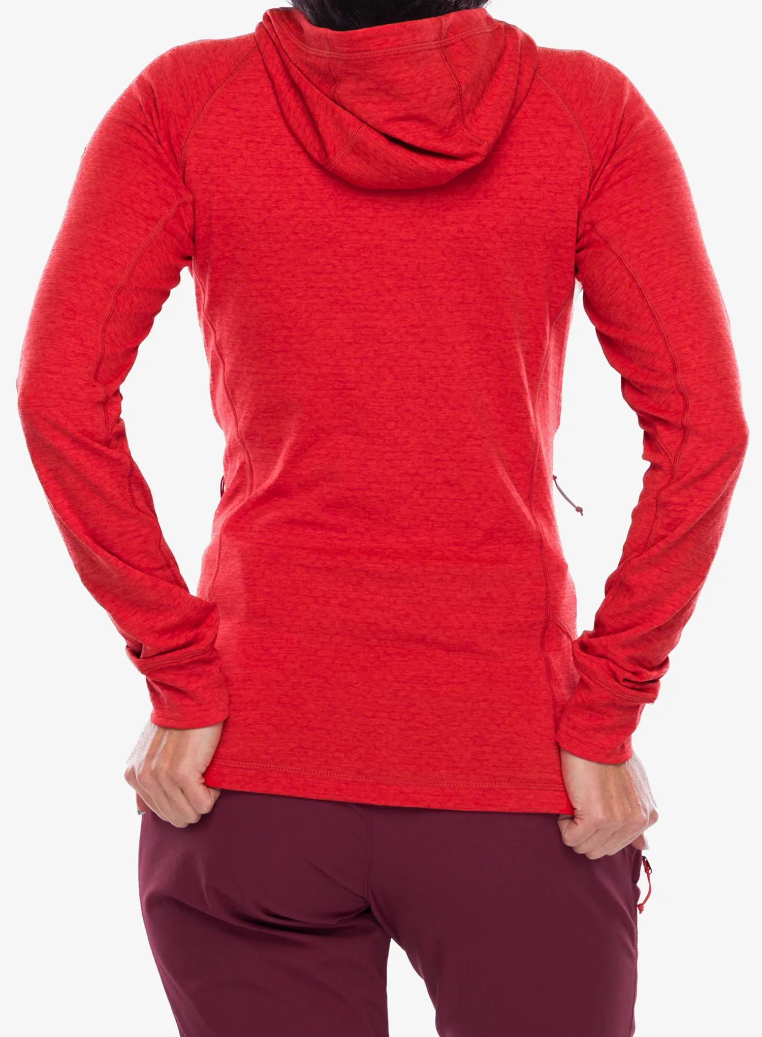 Dámská mikina s kapucí Rab Nexus Hoody - red grapefruit