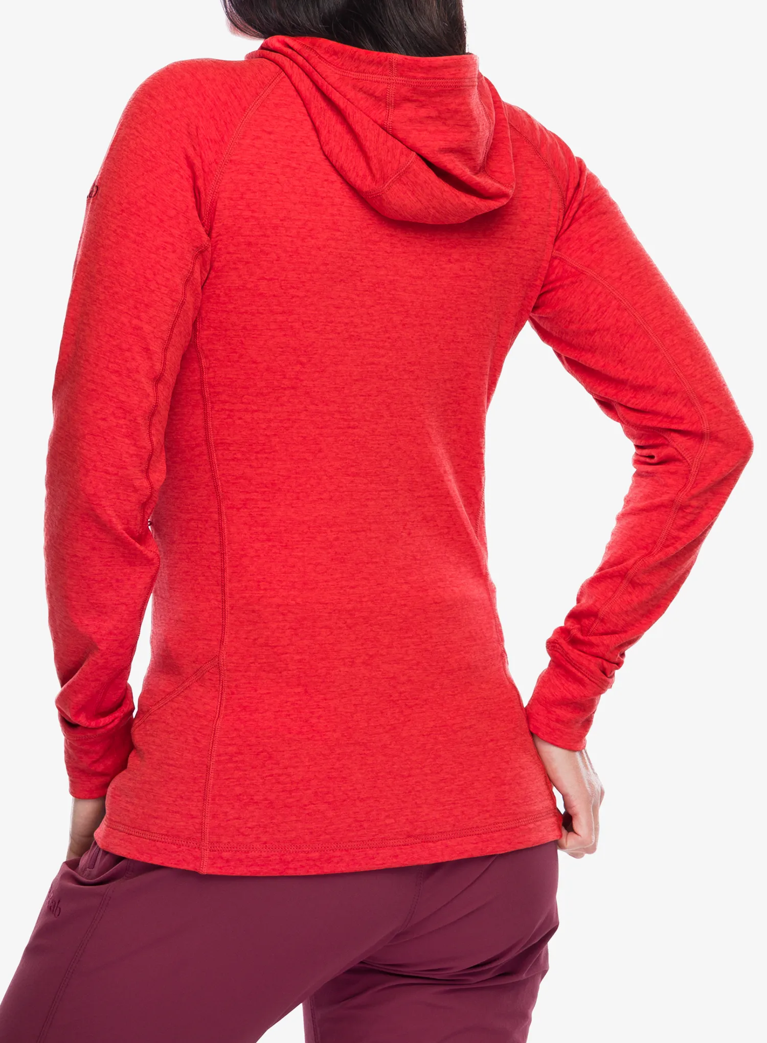 Dámská mikina s kapucí Rab Nexus Hoody - red grapefruit