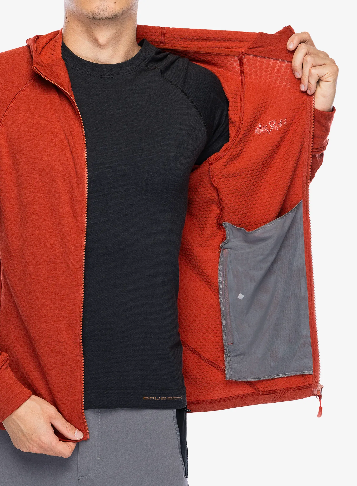 Mikina s kapucí Rab Nexus Hoody - tuscan red