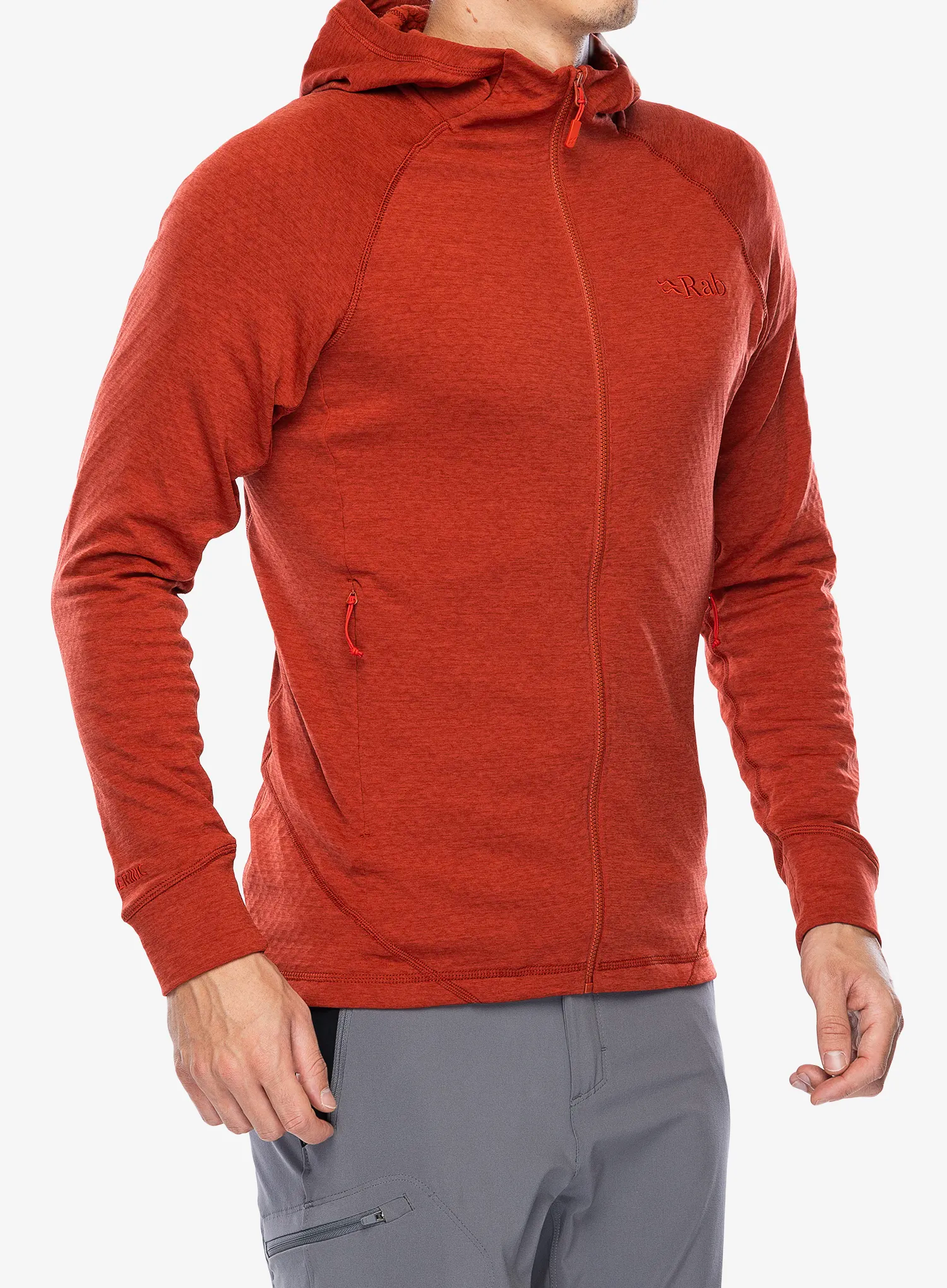 Mikina s kapucí Rab Nexus Hoody - tuscan red