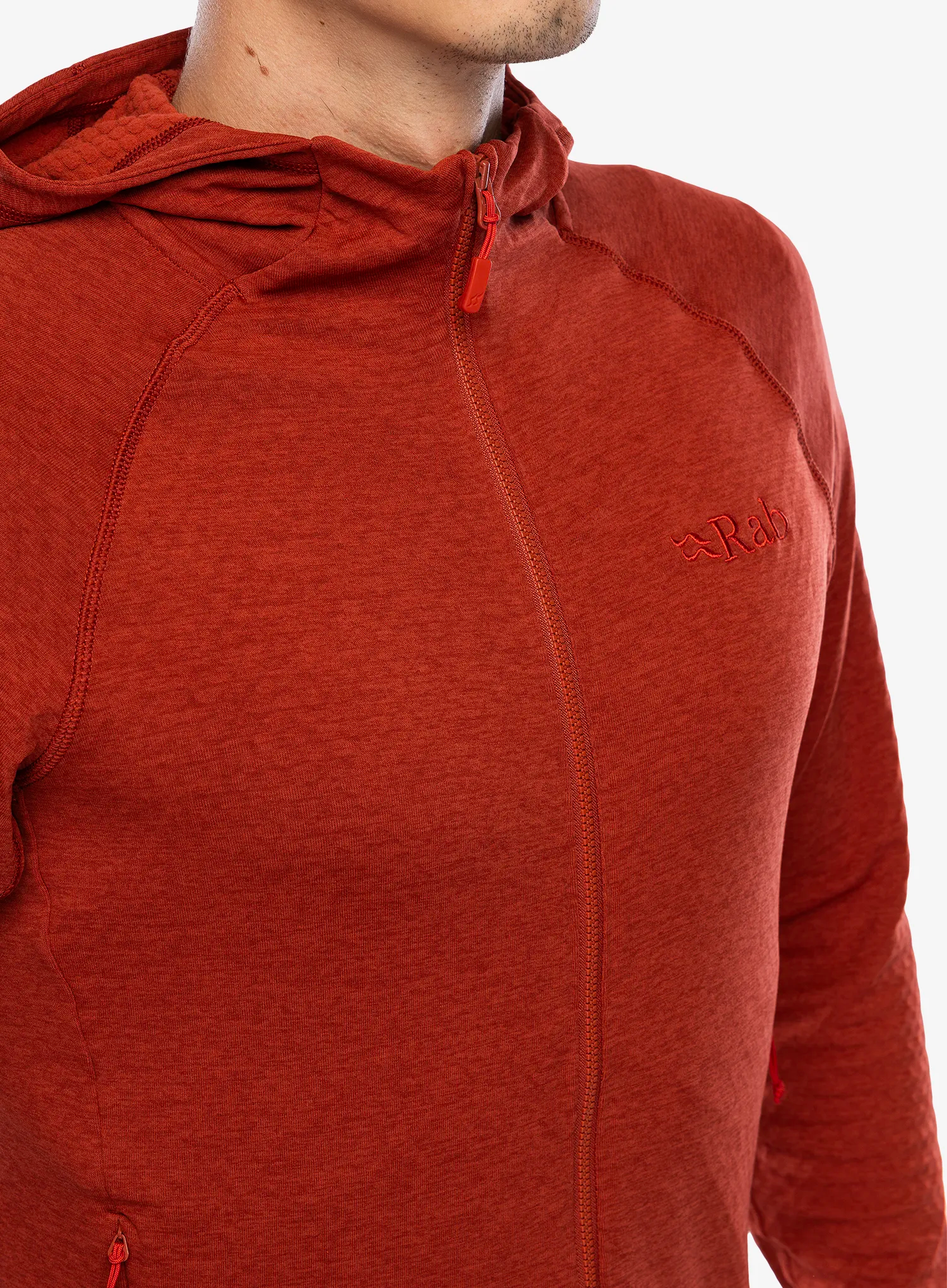 Mikina s kapucí Rab Nexus Hoody - tuscan red