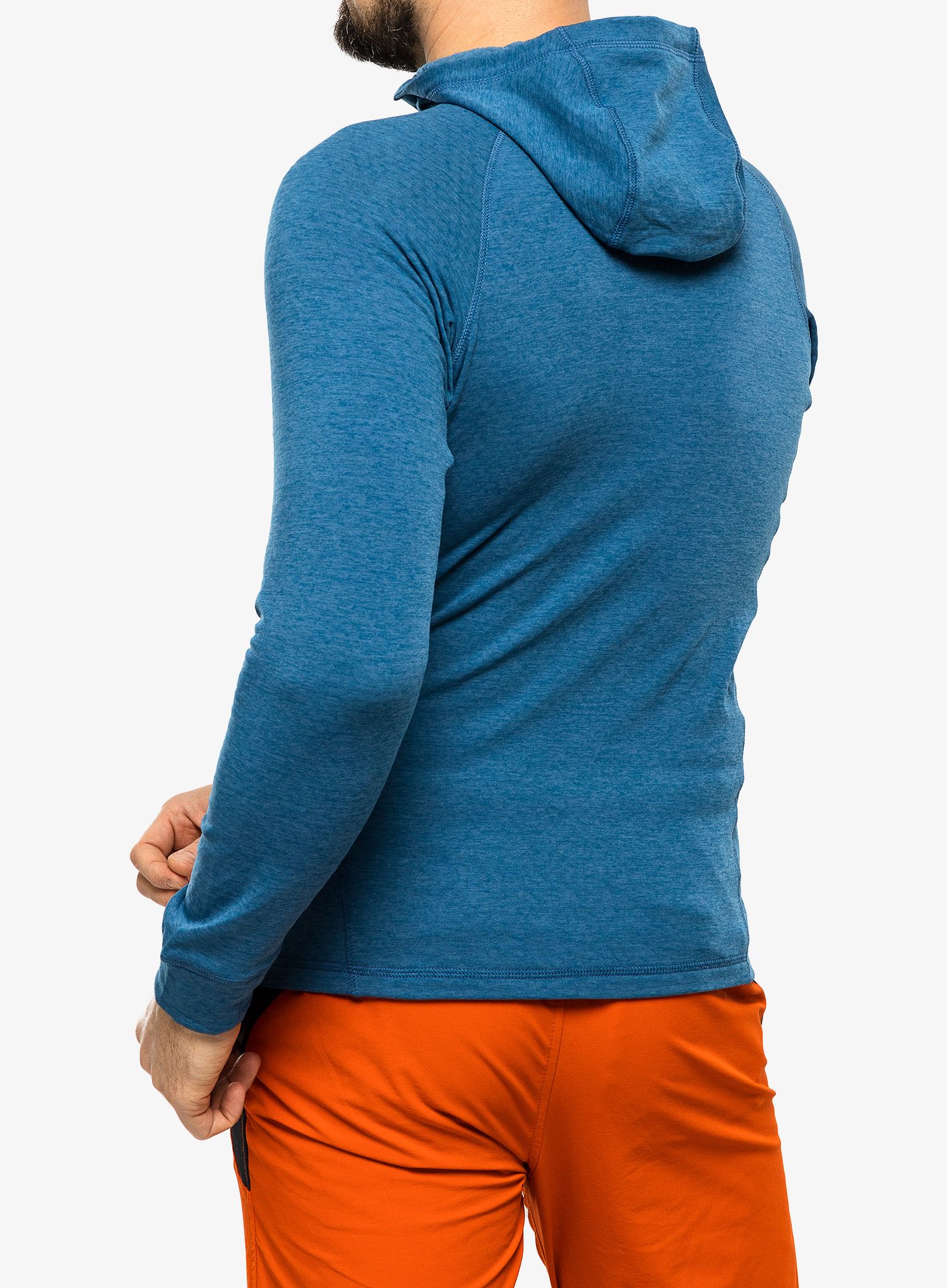 Mikina s kapucí Rab Nexus Hoody  - denim