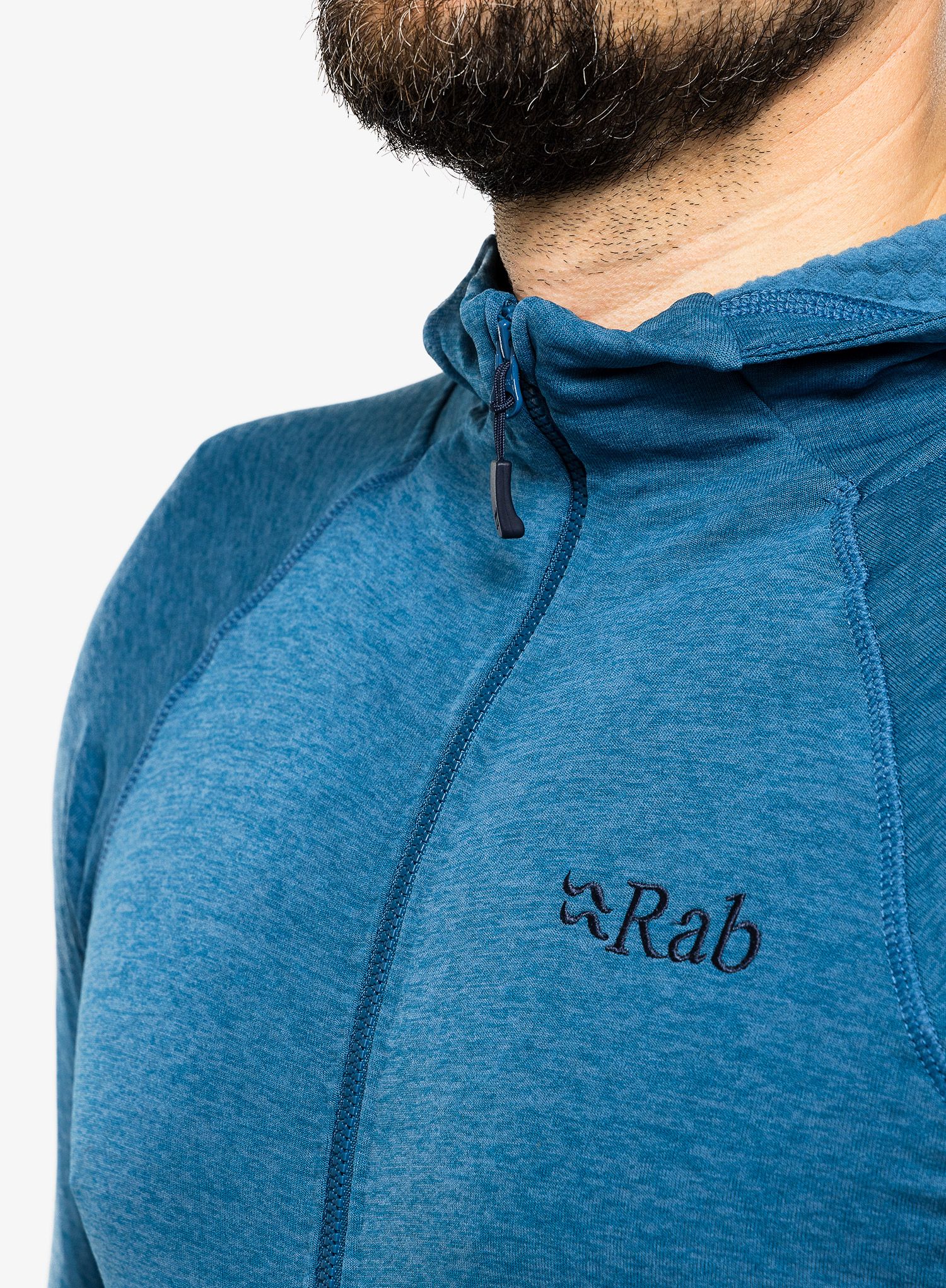 Mikina s kapucí Rab Nexus Hoody  - denim